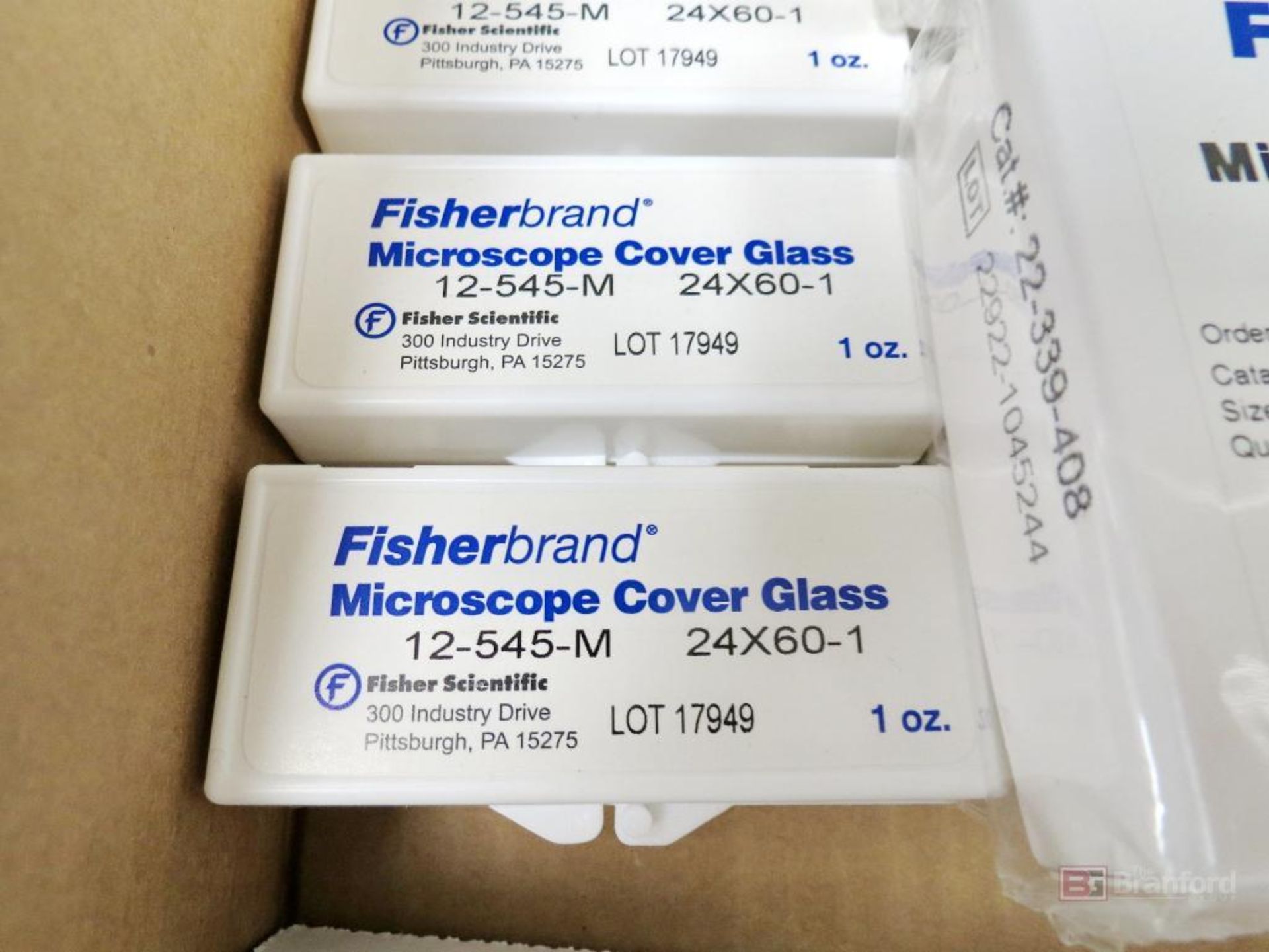 Lot of (30) Boxes of Fisher 22-239-408 Precleaned Microscope Slides - Image 3 of 3