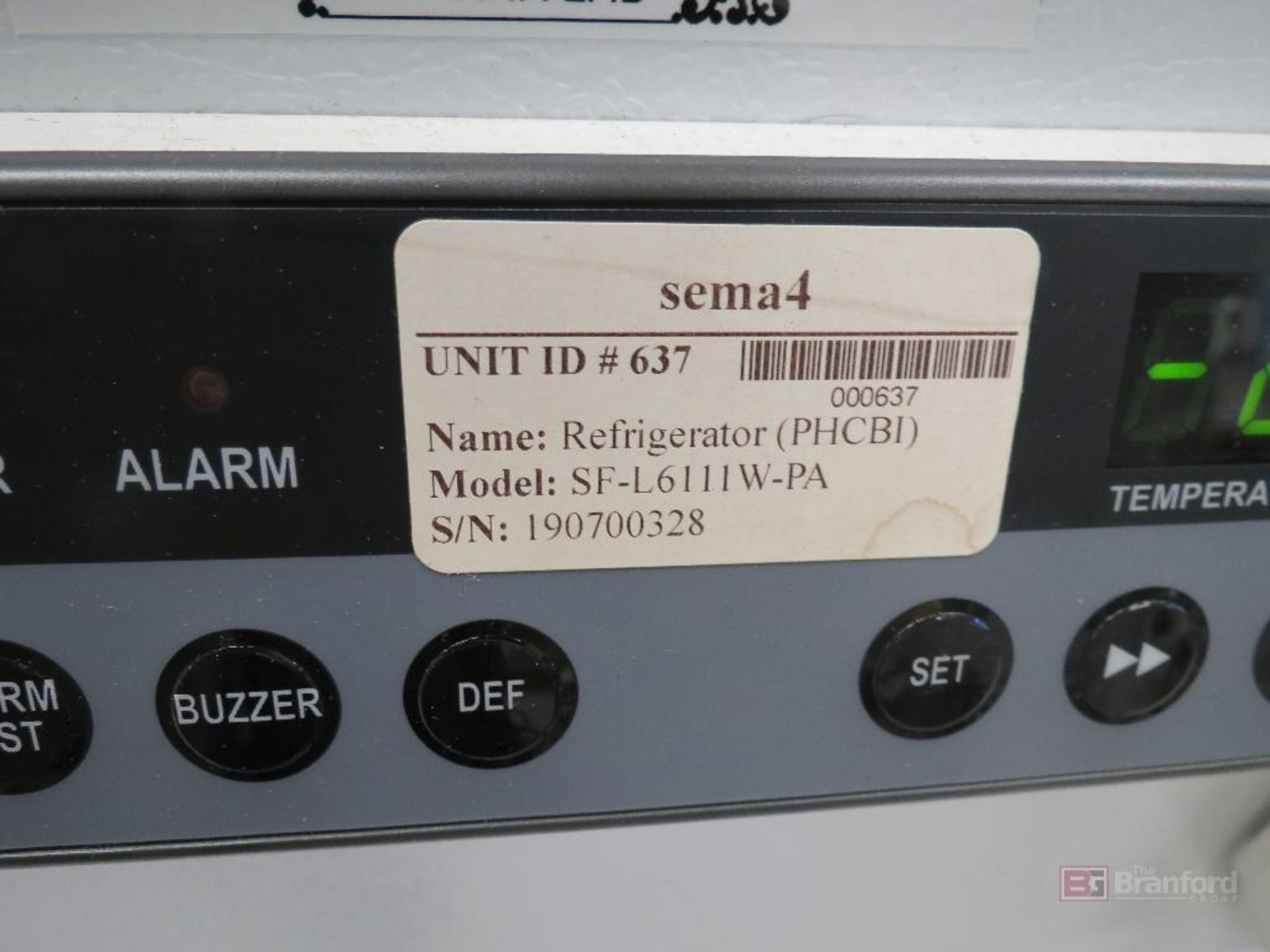 PHCbi SF-L6111W-PA Lab Freezer - Image 2 of 3