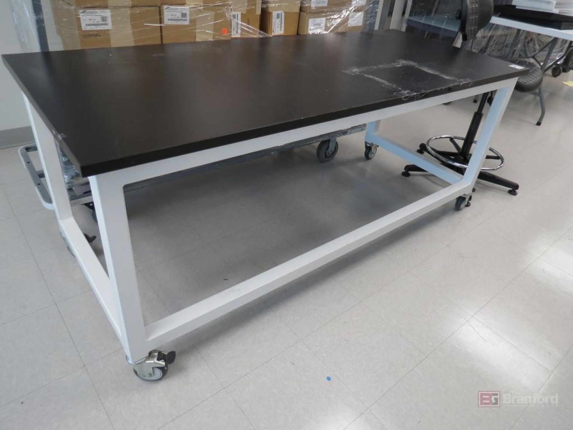 Portable Lab Bench & Uline H-1375 Stool - Image 2 of 4