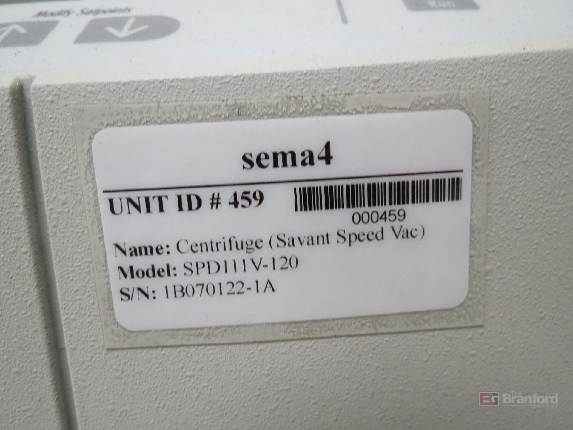 Savant SPD111V Speed Vac Centrifuge - Image 3 of 3