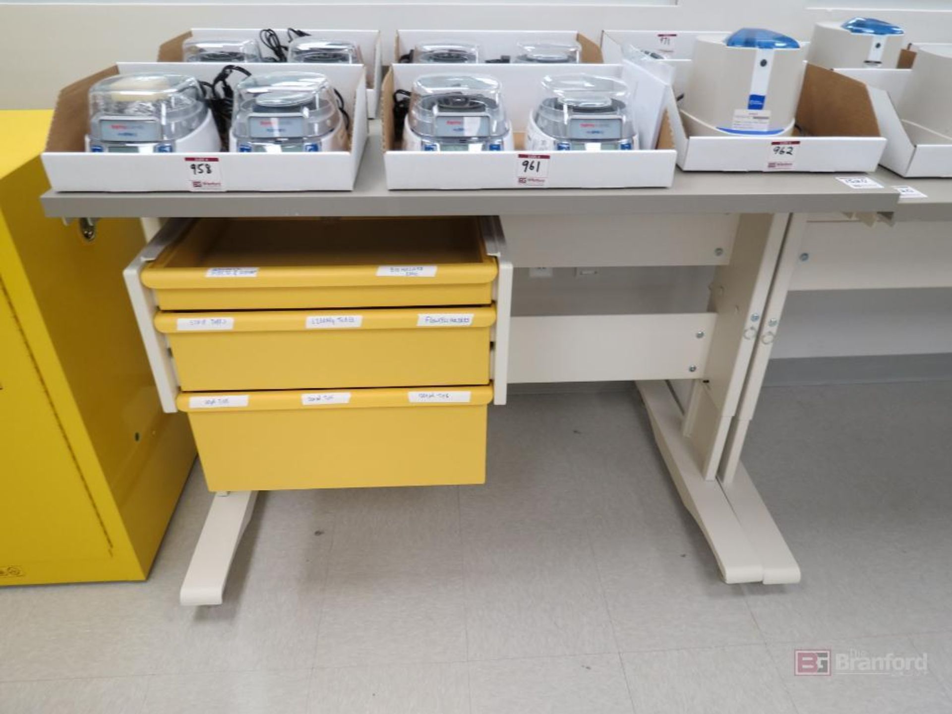 Lot of (2) Herman Miller for Healthcare Lab/Medical Benches - Image 2 of 3