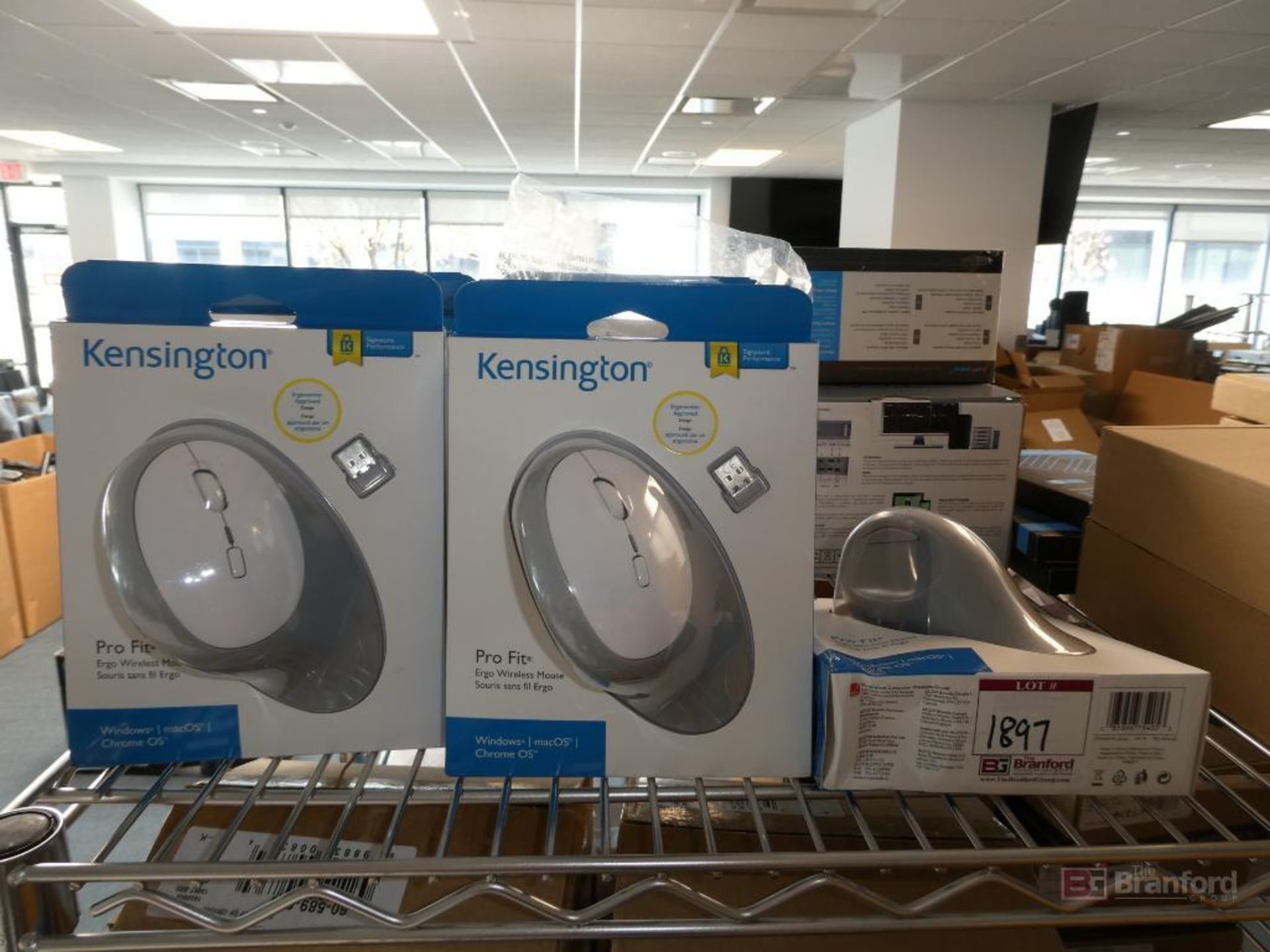 (5) Kensington Pro Fit, Ergo Wireless Mice (New)