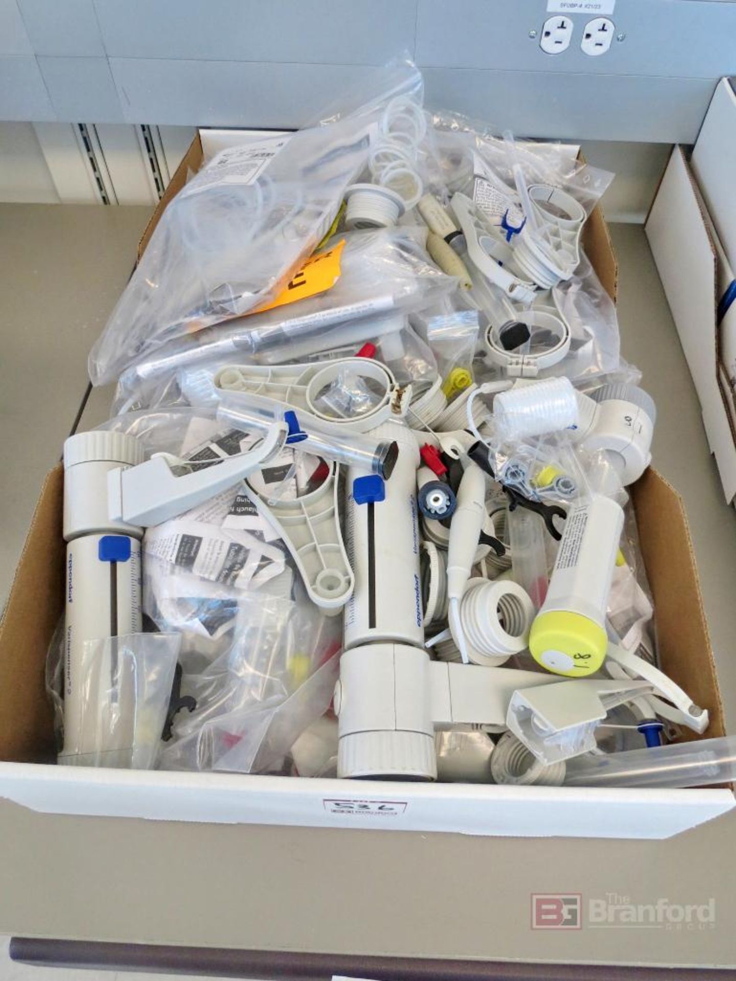 Lot of Assorted Eppendorf and BrandTech Bottle-Top Dispensers