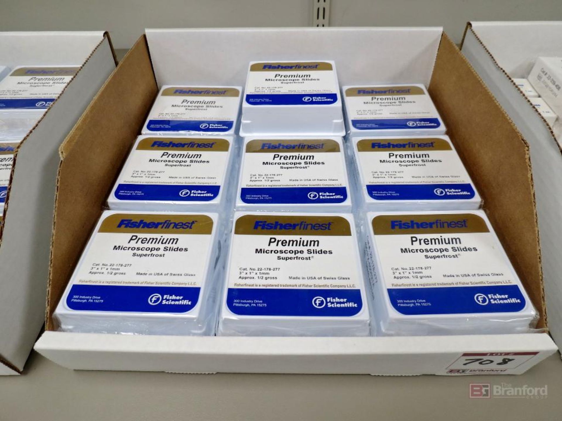 (19) Boxes of Fisher 22-178-277 Superfrost Premium Microscope Slides
