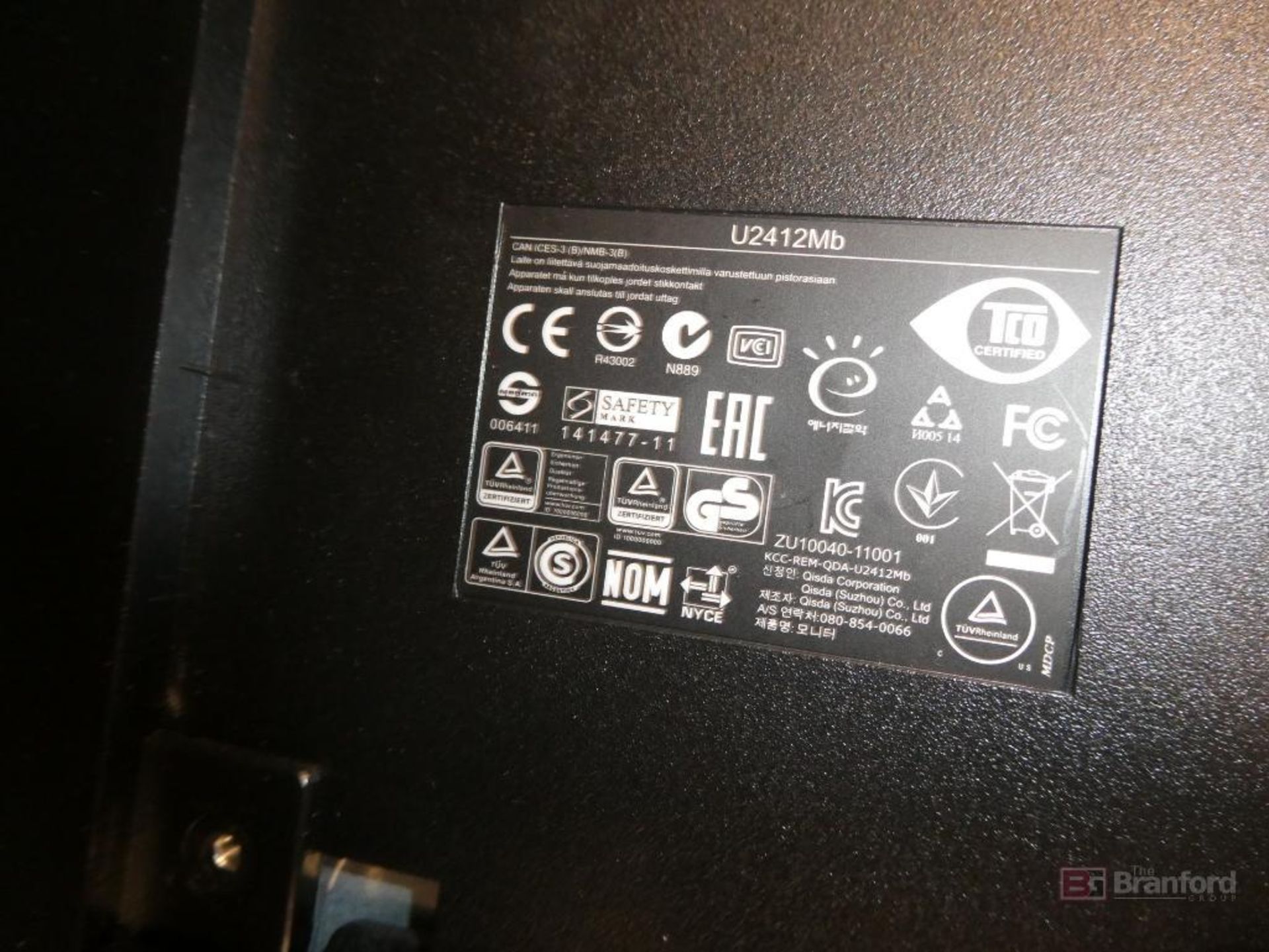 (3) Dell P2715Qt, 27" LED Monitors (No Stand) - Image 3 of 5