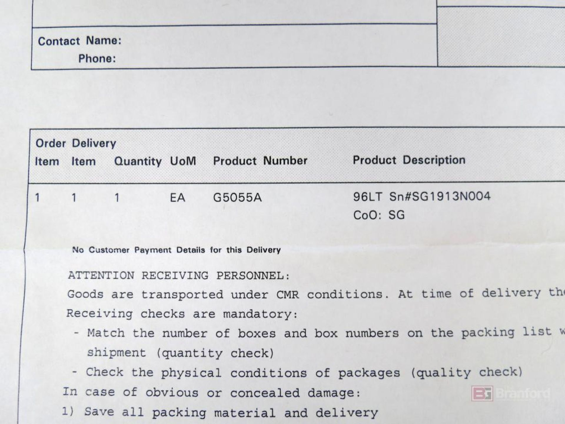 Agilent 96LT G5055A Liquid Handling Tip Head - New in Box - Image 3 of 3