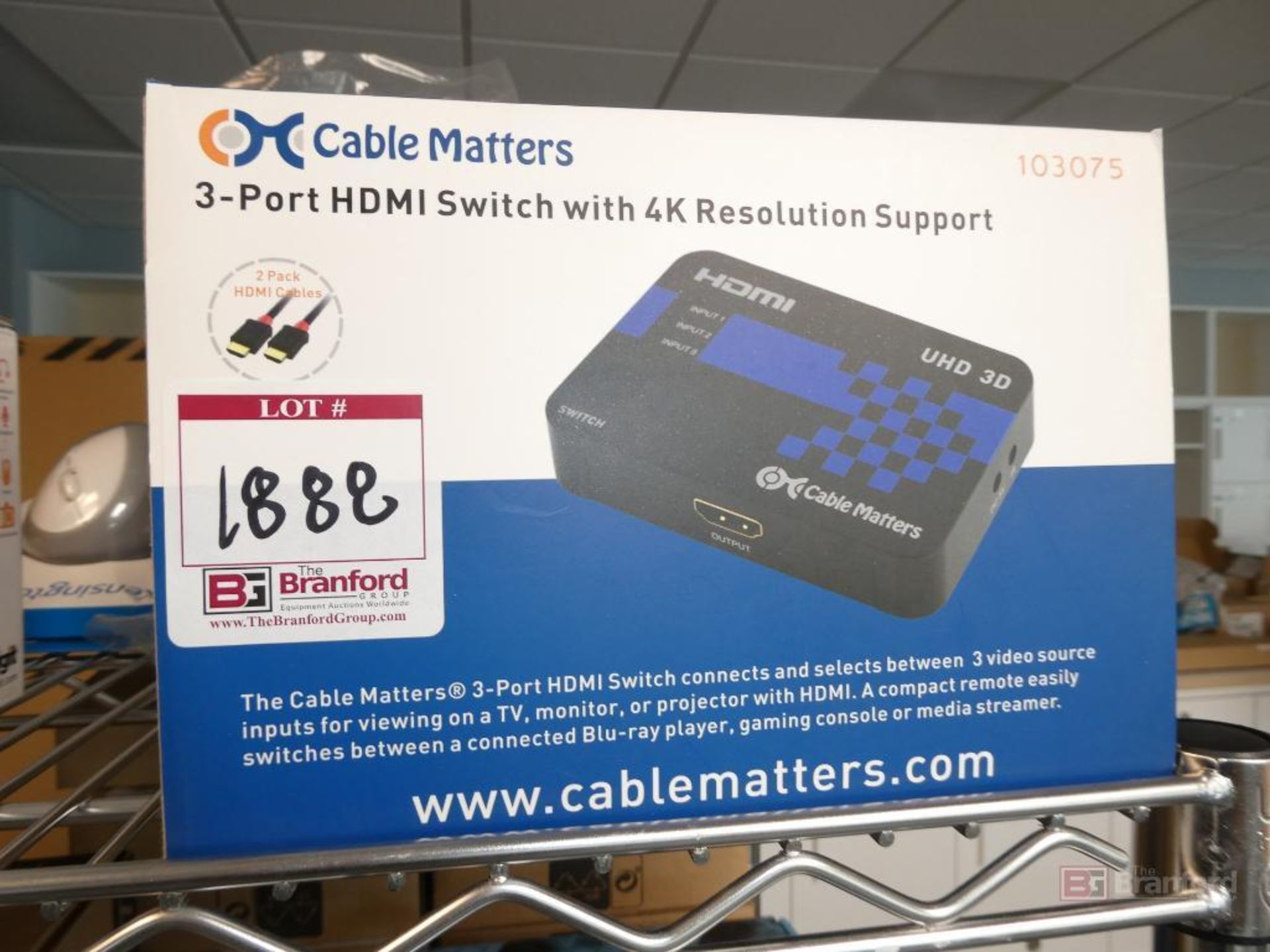 (3) Cable Matters 103075, 3-Port HDMI Switches