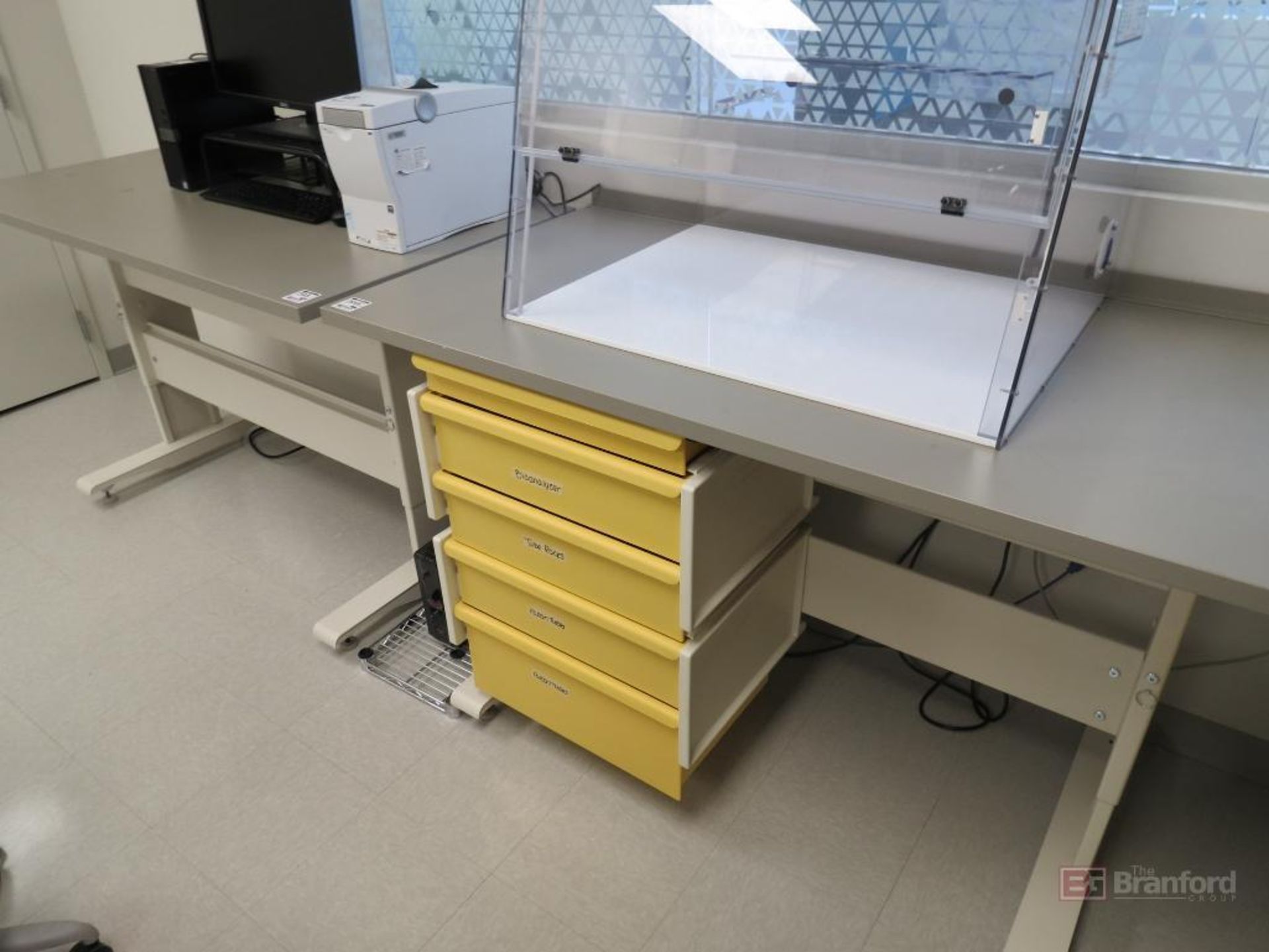 (2) Herman Miller for Healthcare Lab/Medical 5' Wide Benches
