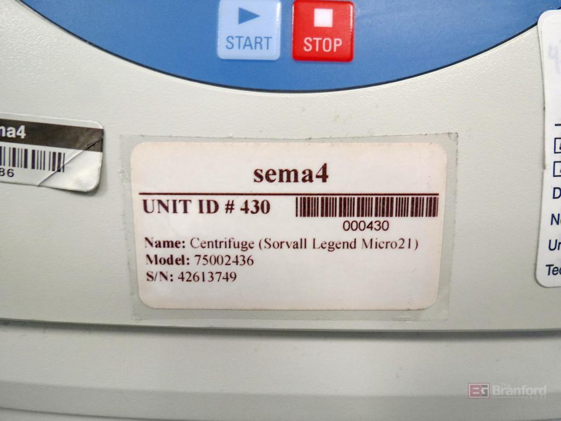 Thermo Sorvall Legend Micro 21 Centrifuge - Image 2 of 3