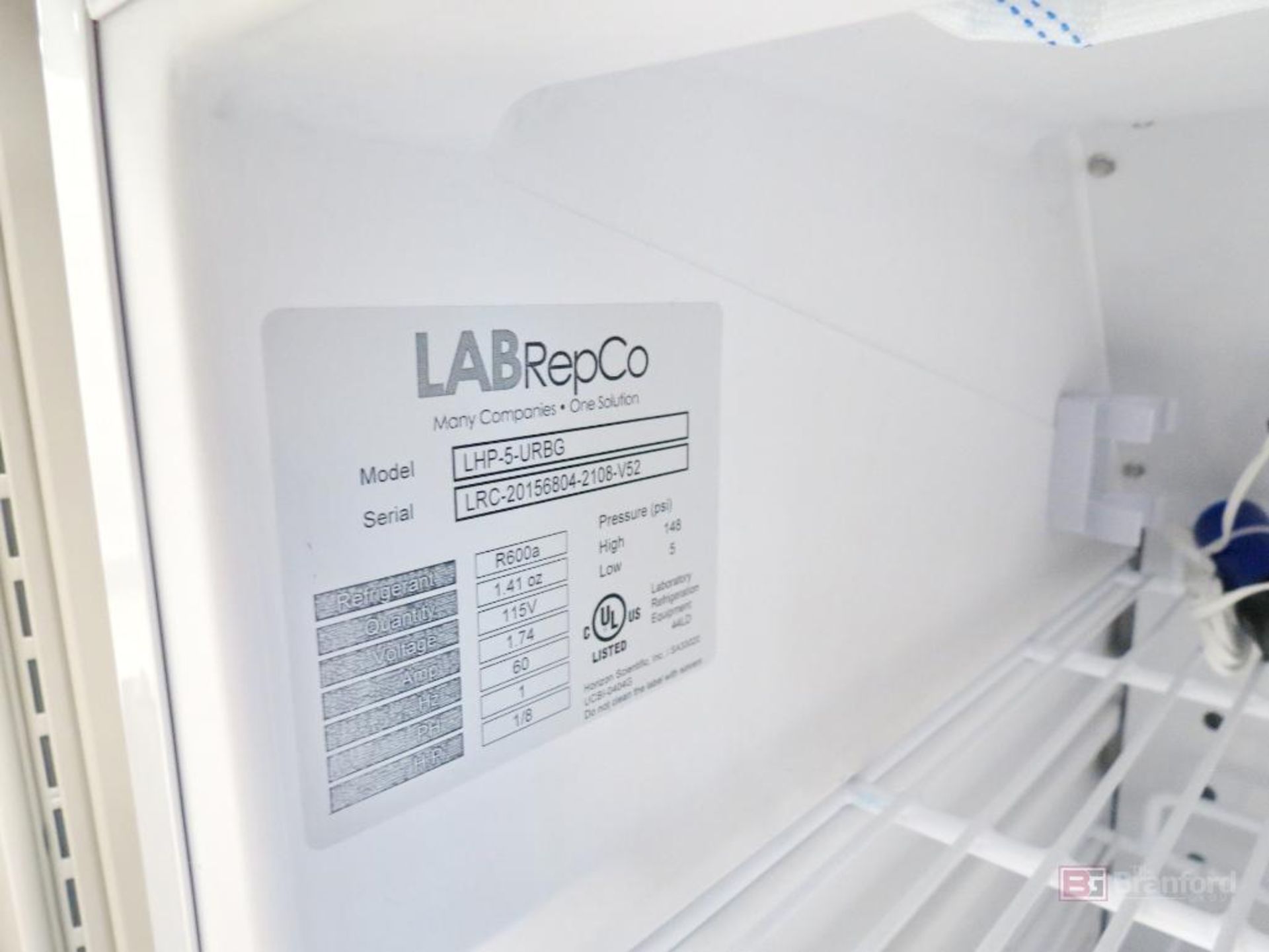 LabRepCo LHP-5-URG Futura +4°C Glass Door Refrigerator - Image 3 of 4