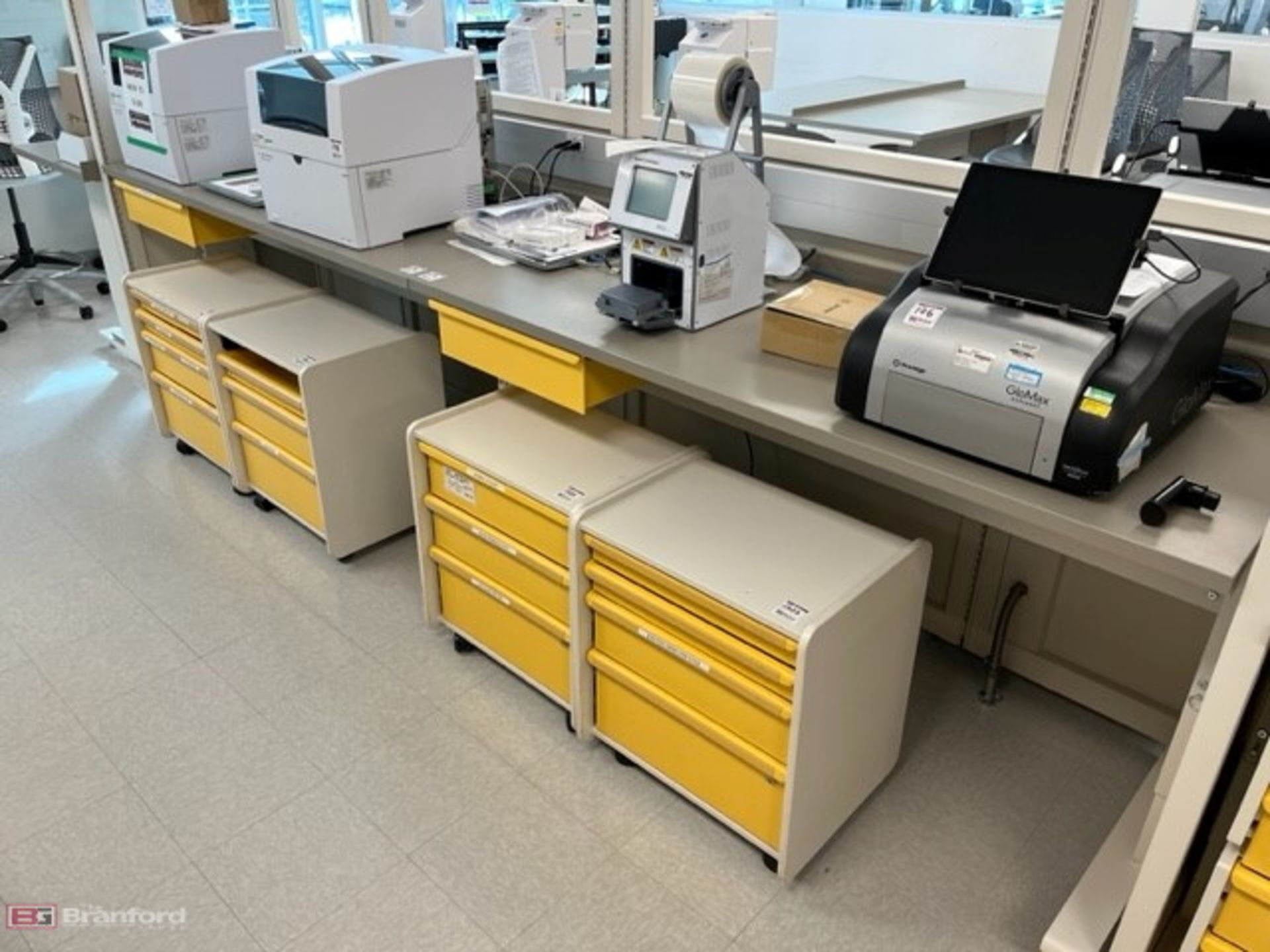 Lot of (2) Herman Miller for Healthcare Lab/Medical Benches - Image 3 of 3