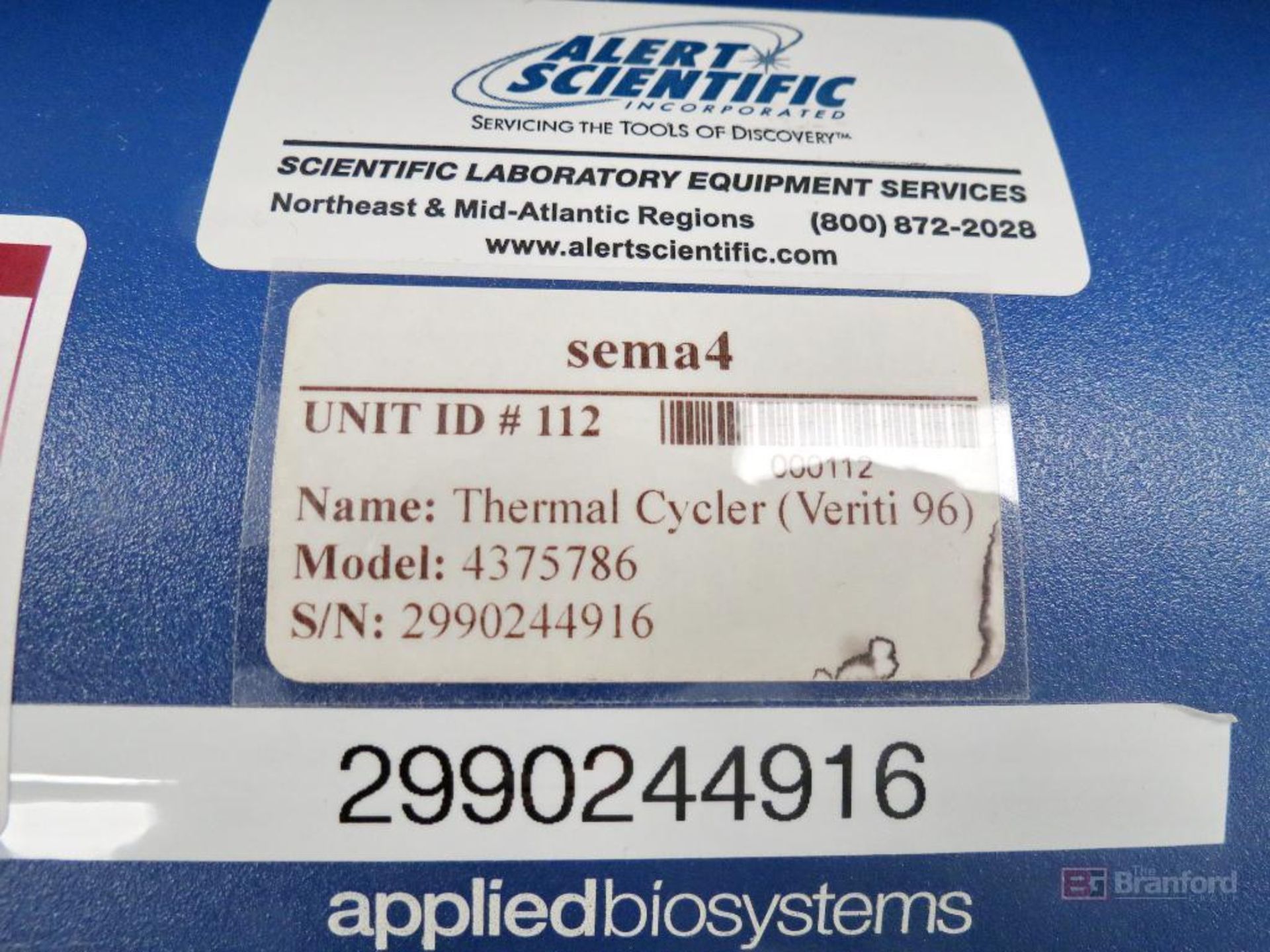 Thermo Applied Biosystems Veriti 96-Well Thermal Cycler - Image 2 of 3