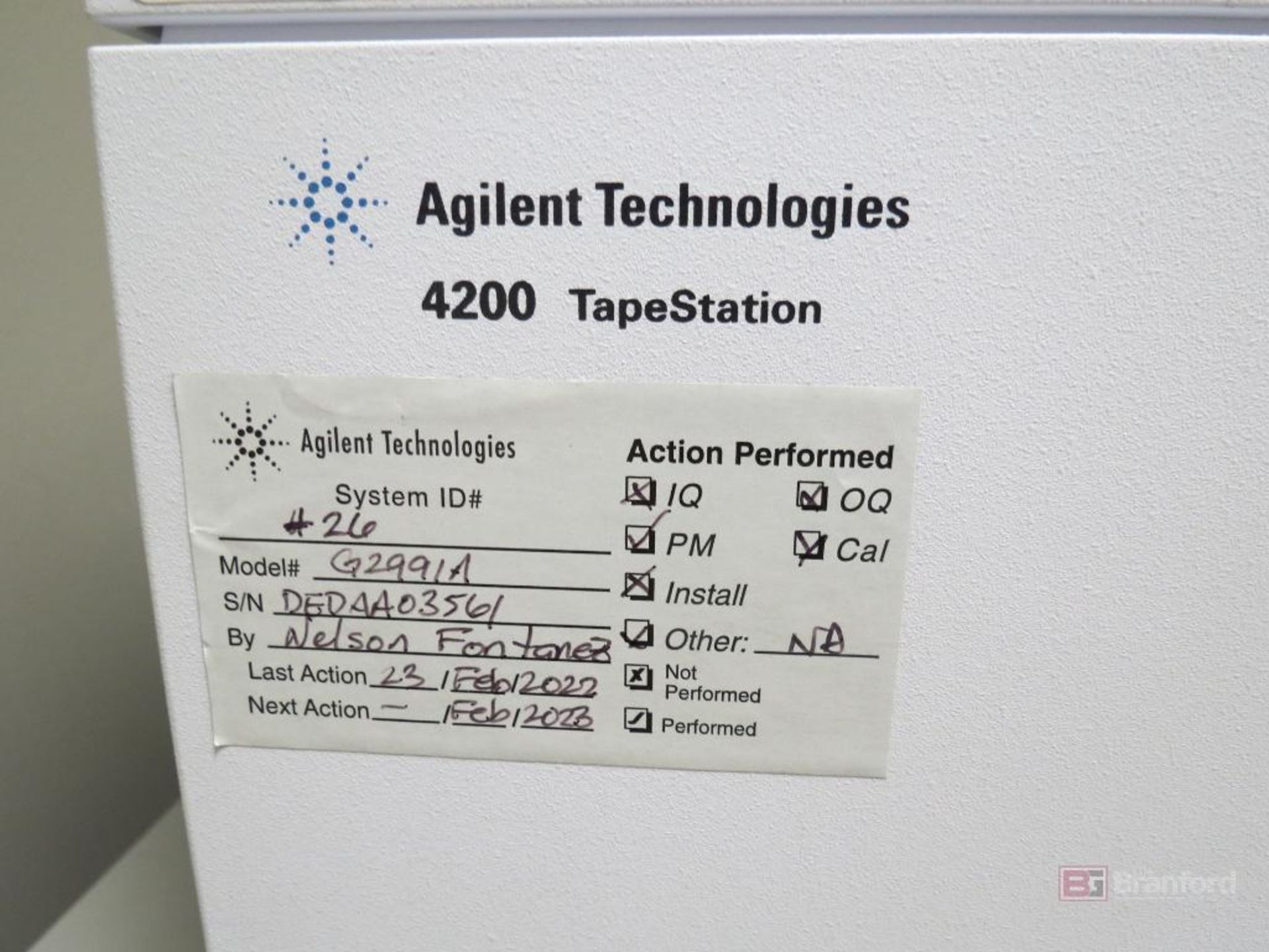 Agilent G2991A 4200 TapeStation Automated Electrophoresis System - Image 2 of 5