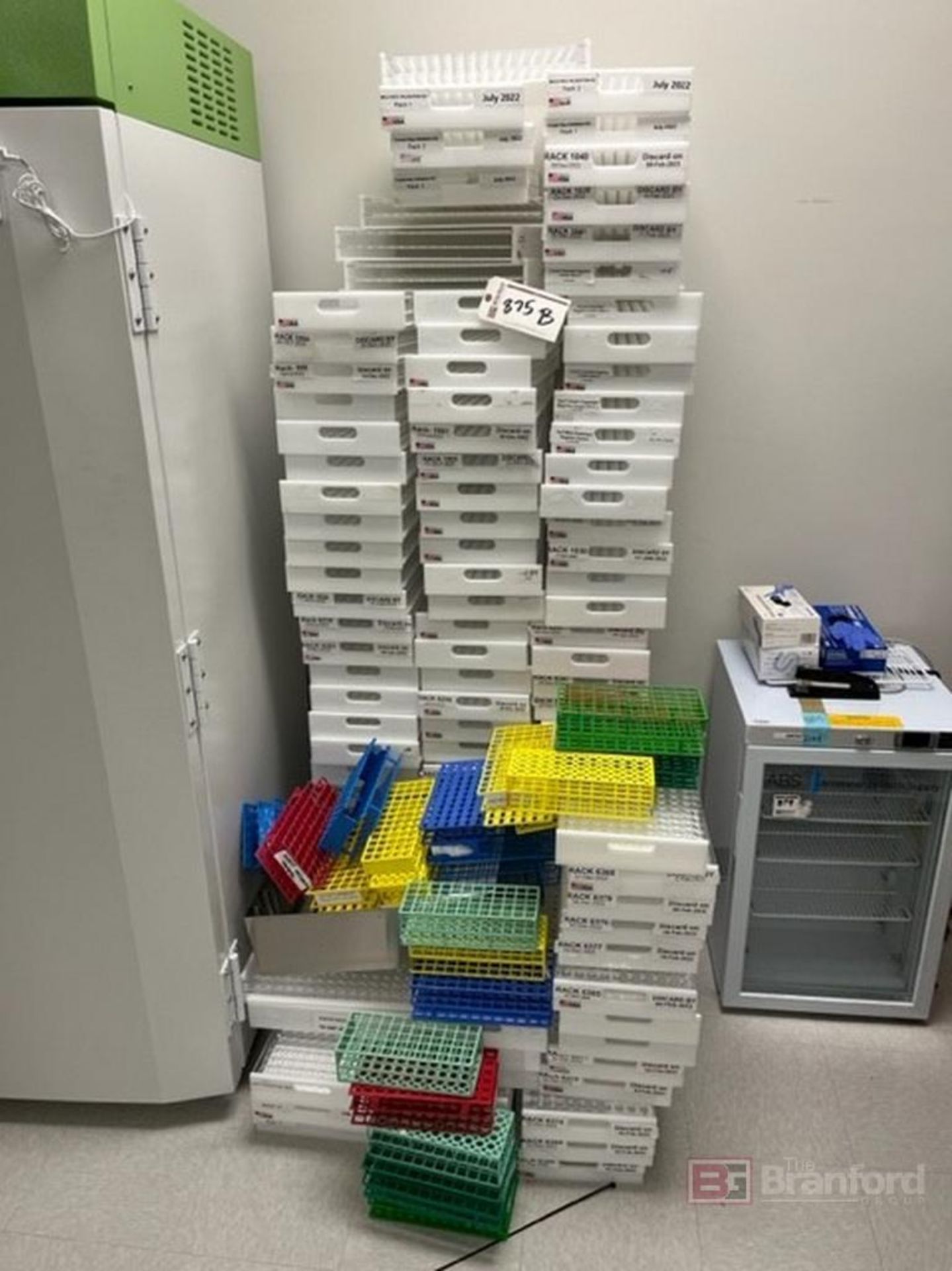 Lot of Assorted Plastic Freezer Racks - Image 2 of 3