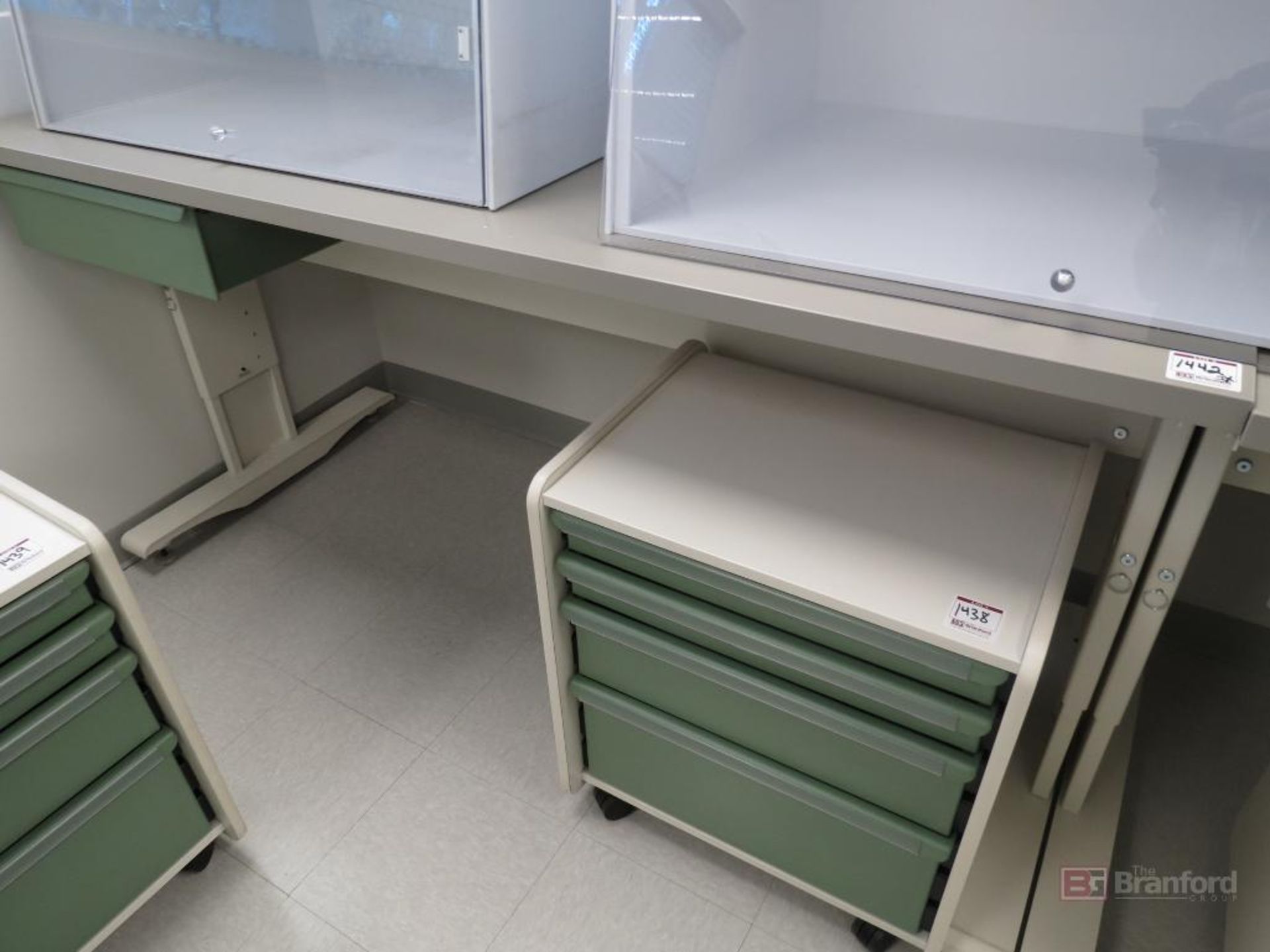 Lot of (3) Herman Miller for Healthcare Lab/Medical Benches - Image 2 of 5