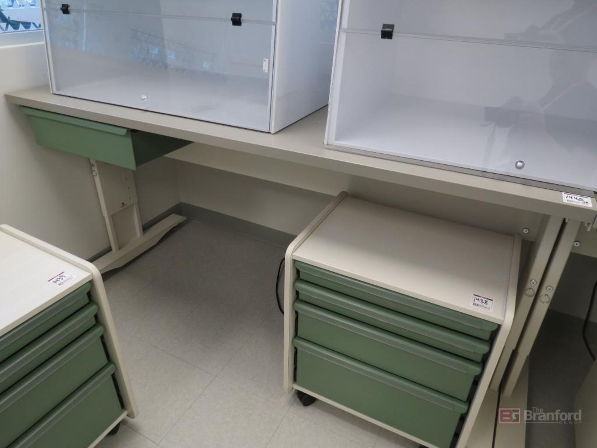 Lot of (3) Herman Miller for Healthcare Lab/Medical Benches