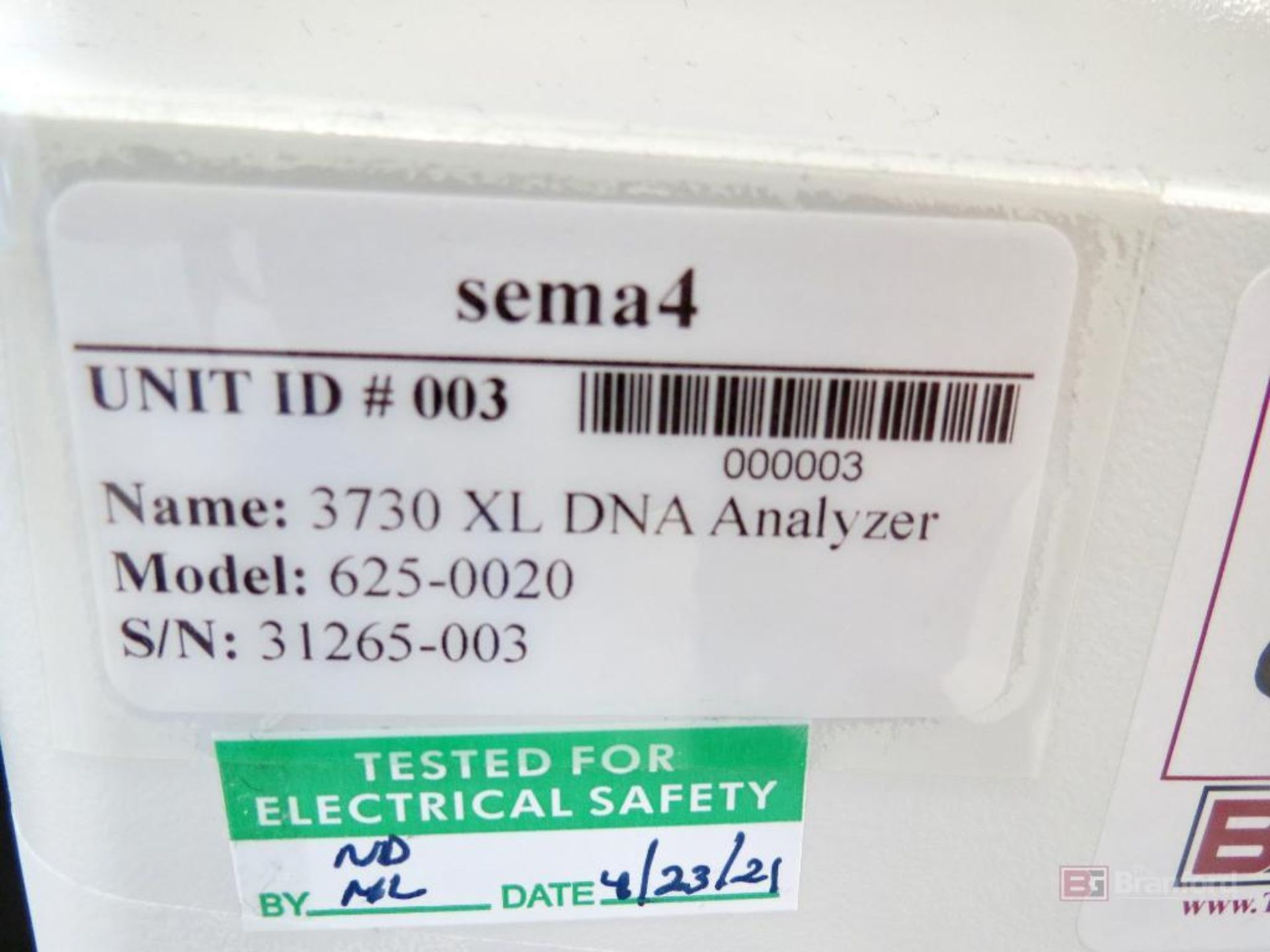 Hitachi Thermo Applied Biosystems 3730xl DNA Analyzer - Image 6 of 6