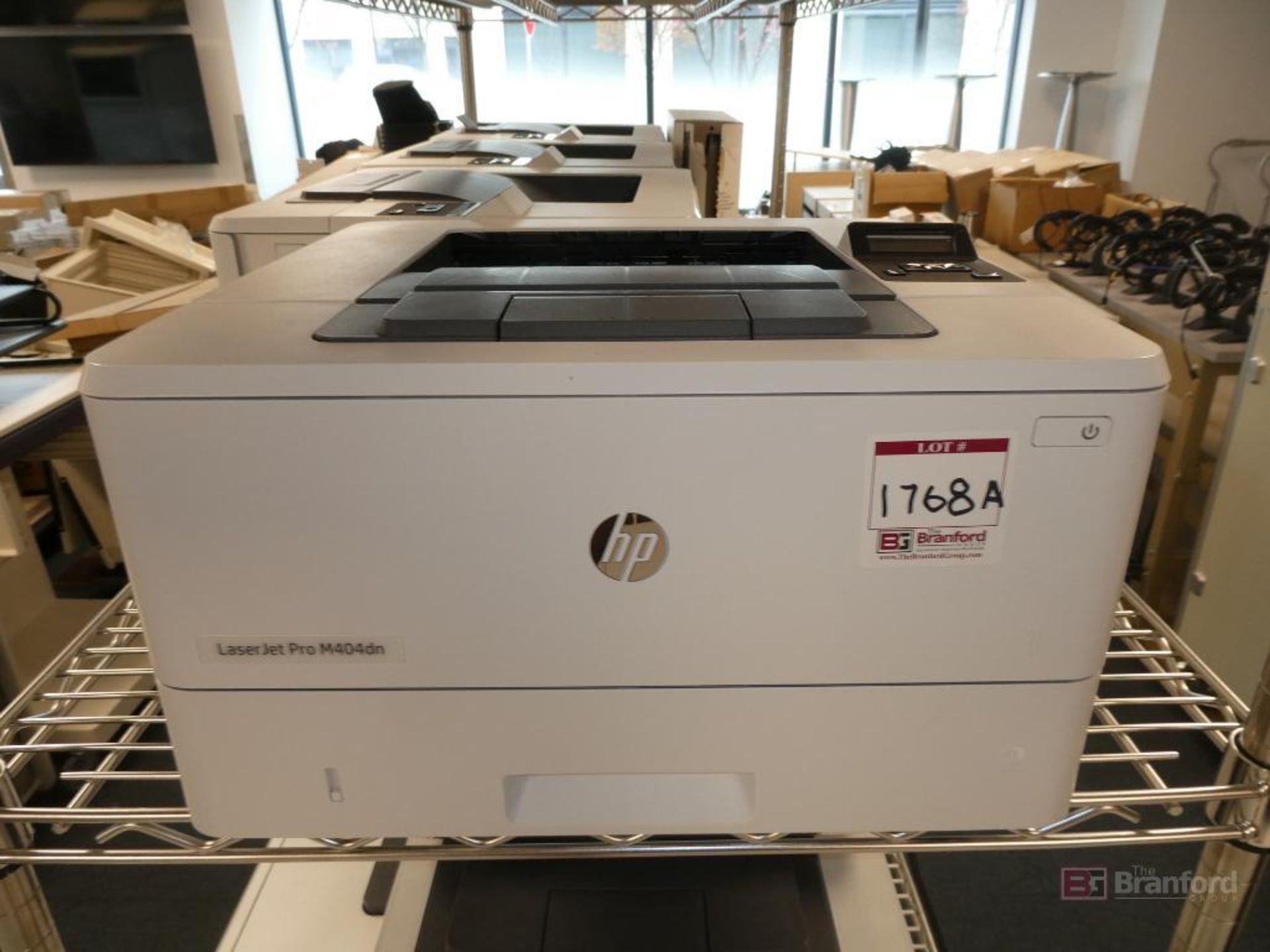 (3) HP Laserjet Pro M404dn, Laser Printers