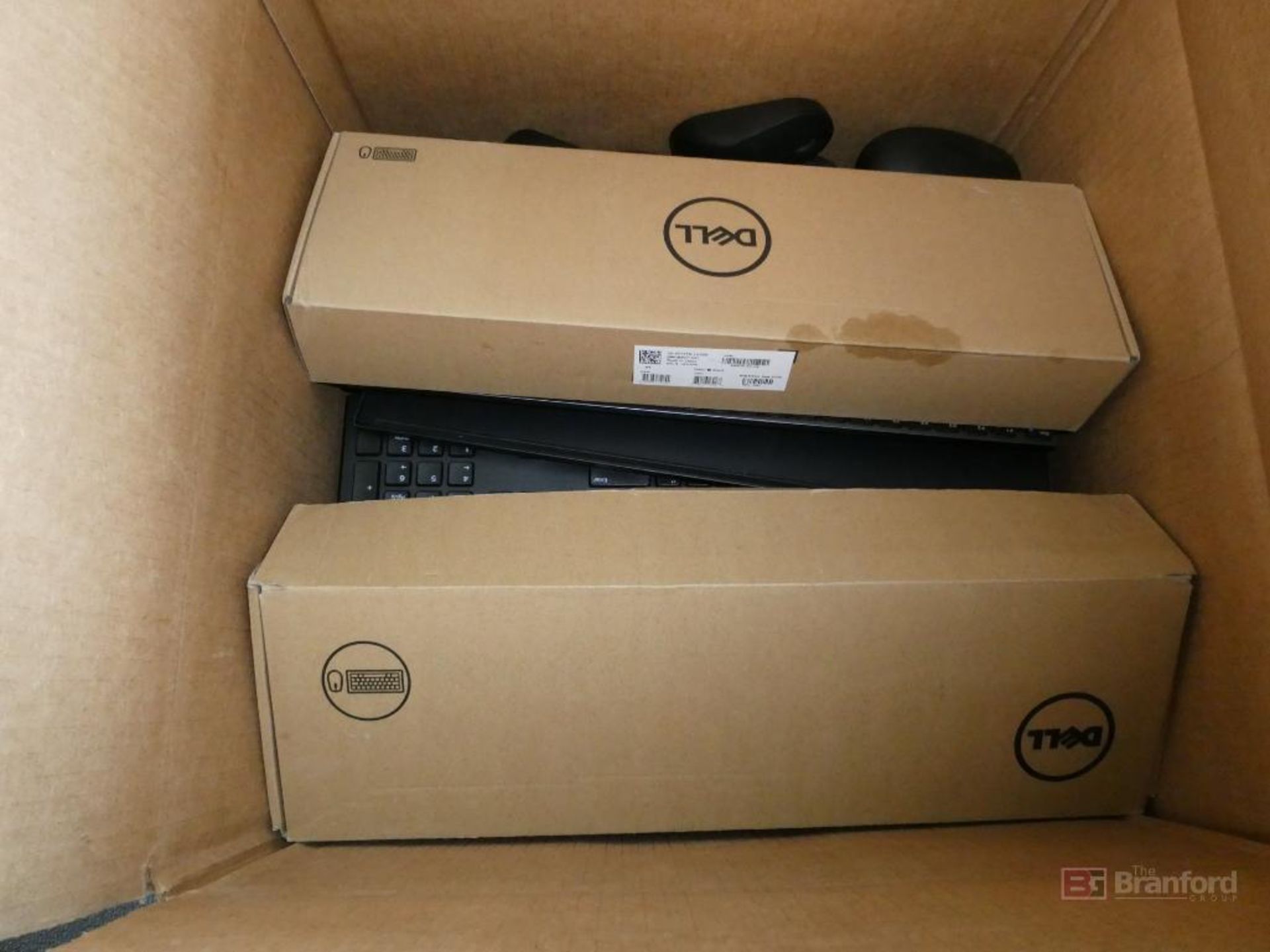 Box of Dell Keyboards and Mouse Controllers