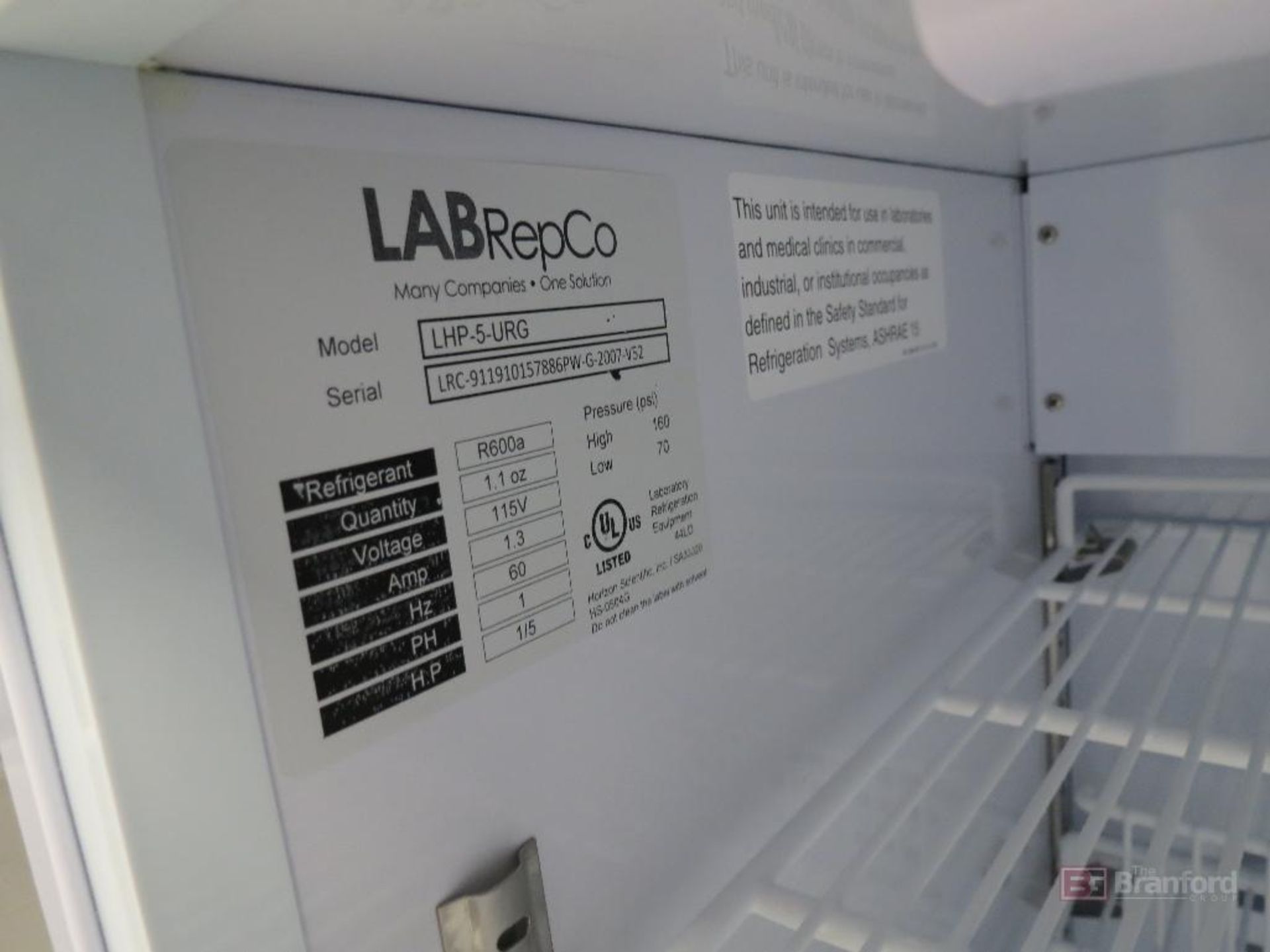 LabRepCo LHP-5-URBG Futura +4°C Glass Door Refrigerator - Image 4 of 4