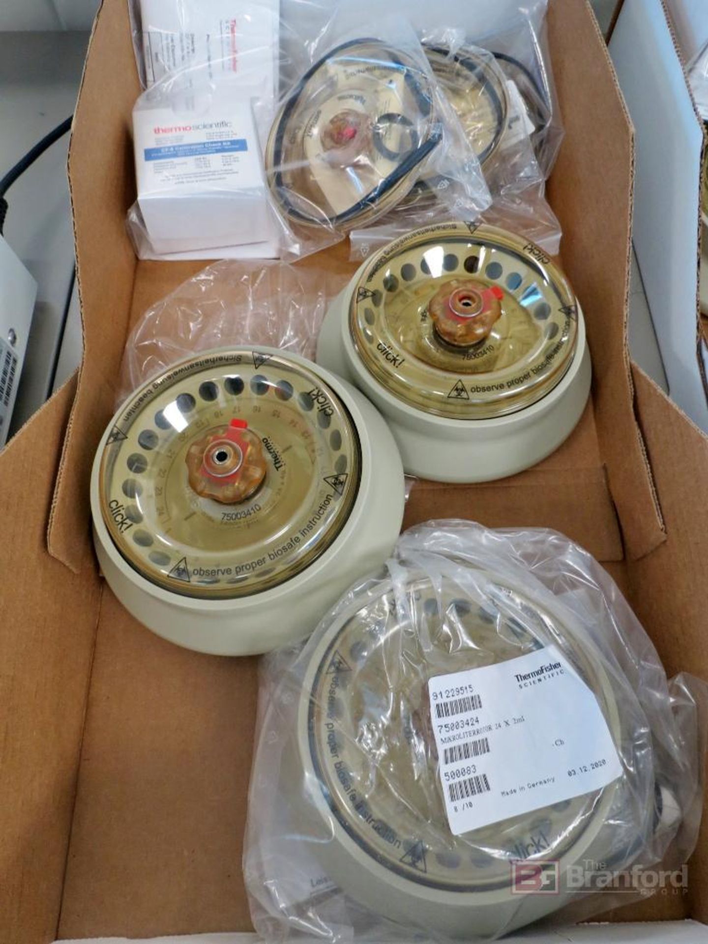 Lot of (4) Thermo 75003424 24 x 1.5/2.0mL Rotors w/ Lids - Image 2 of 2