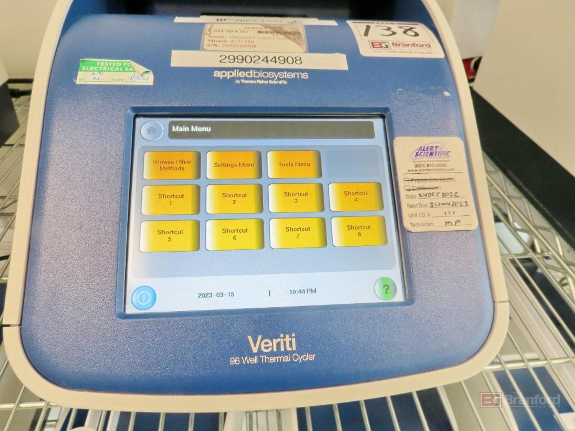 Thermo Applied Biosystems Veriti 96-Well Thermal Cycler - Image 3 of 3