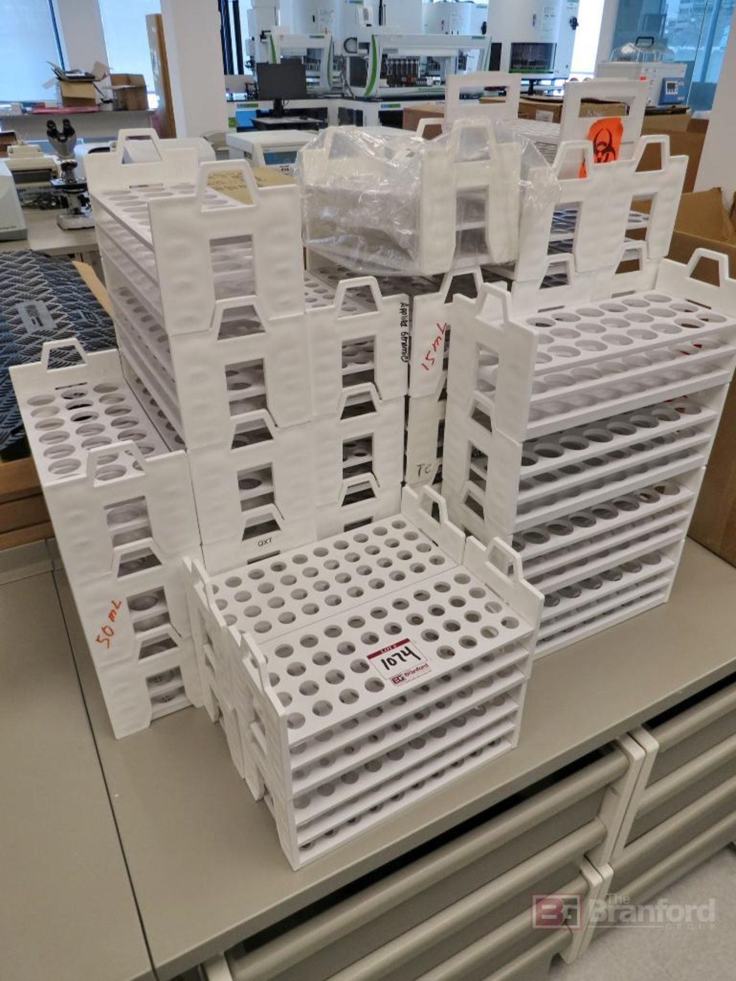Assorted Plastic Test Tube Trays