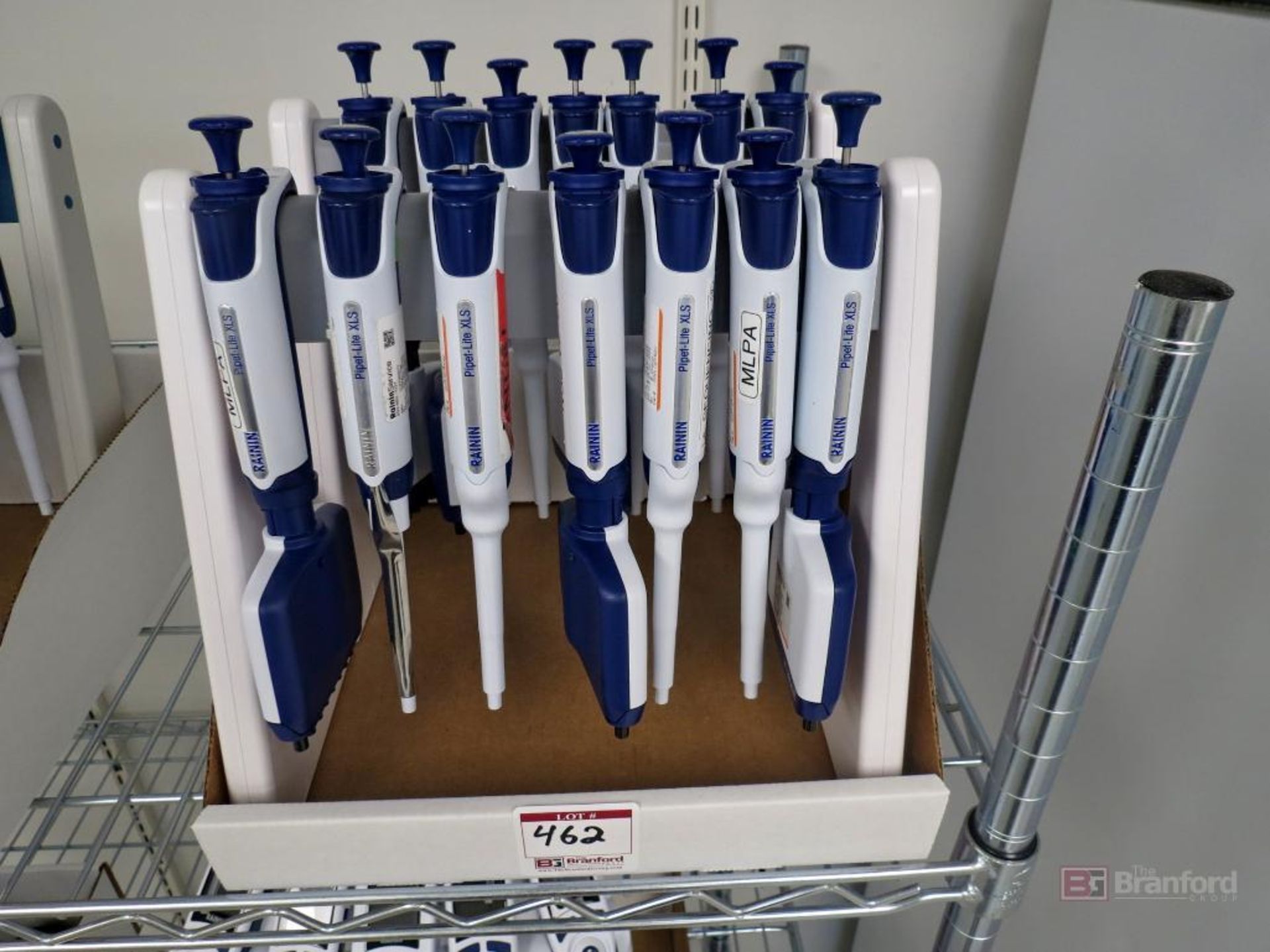 Lot of (7) Rainin Pipet-Lite XLS Single Channel Pipettes