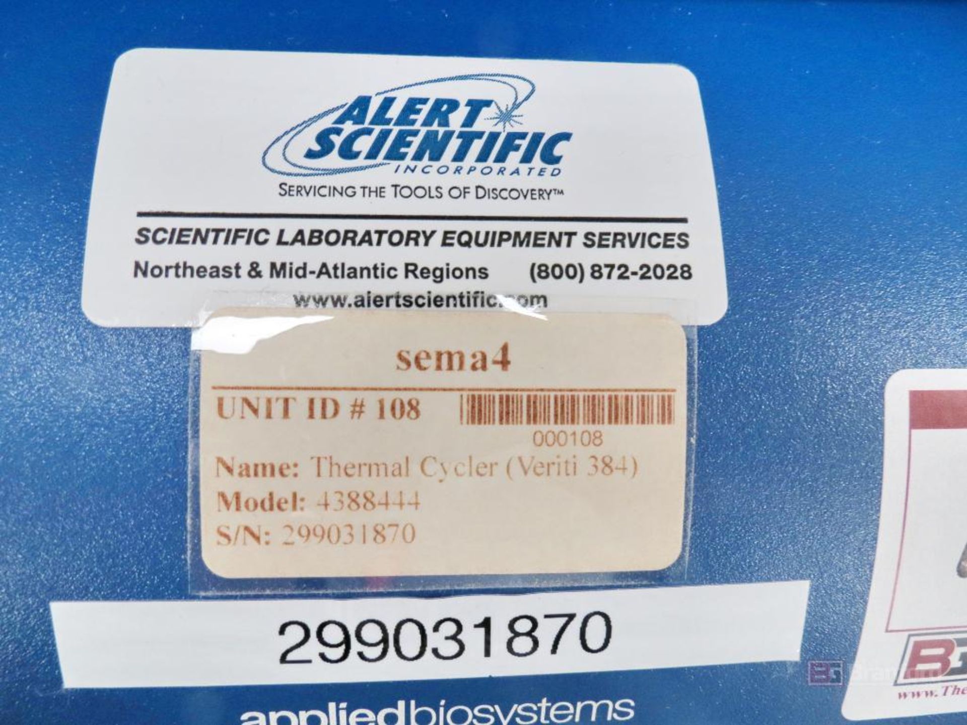 Thermo Applied Biosystems Veriti 384-Well Thermal Cycler - Image 3 of 3