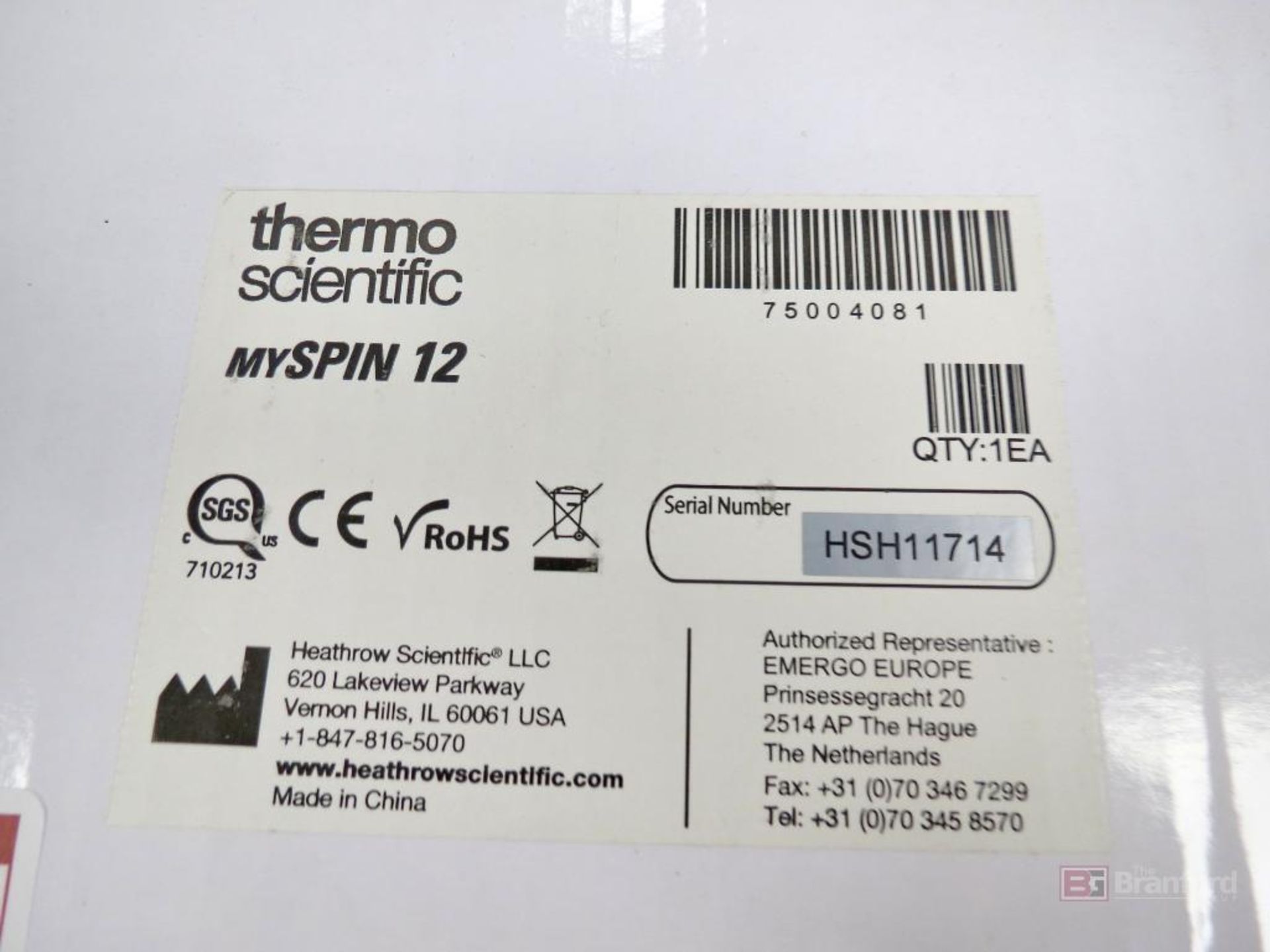Lot of (1) Thermo MySpin 12 Centrifuge - New in Box - Image 4 of 4