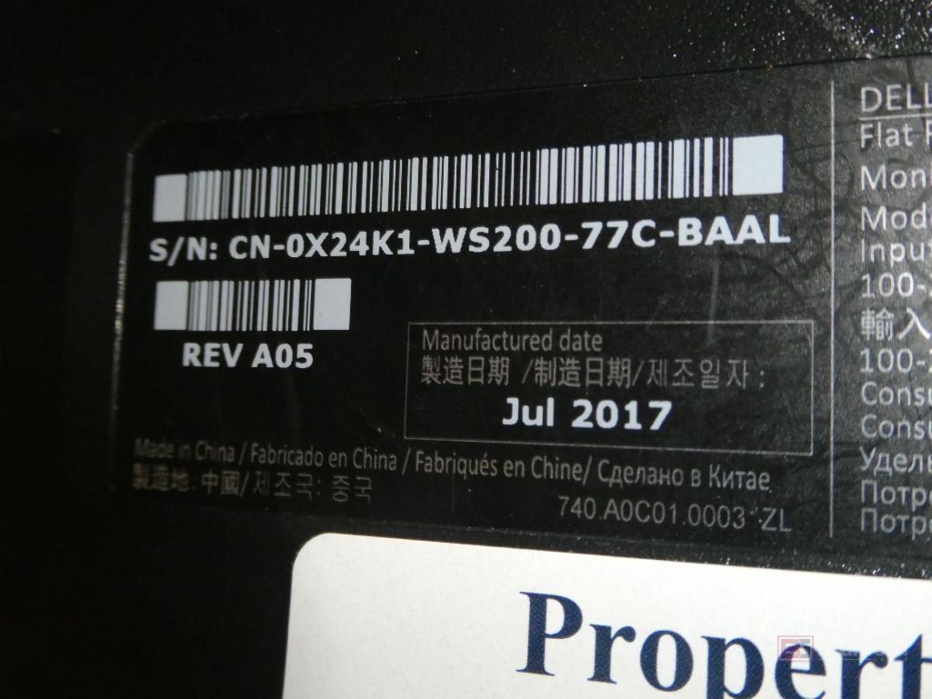 (6) Dell P2715Qt, 27" LED Monitors - Image 3 of 3