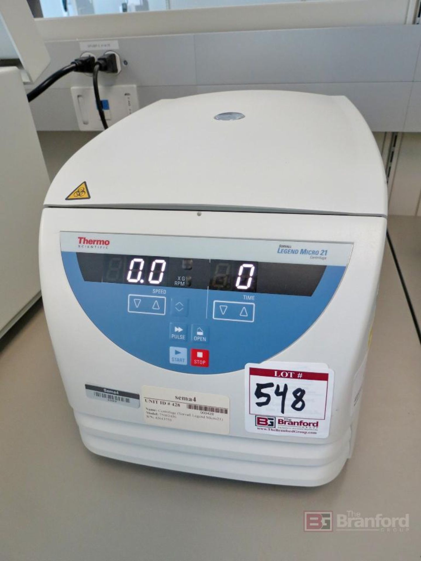 Thermo Sorvall Legend Micro 21 Centrifuge