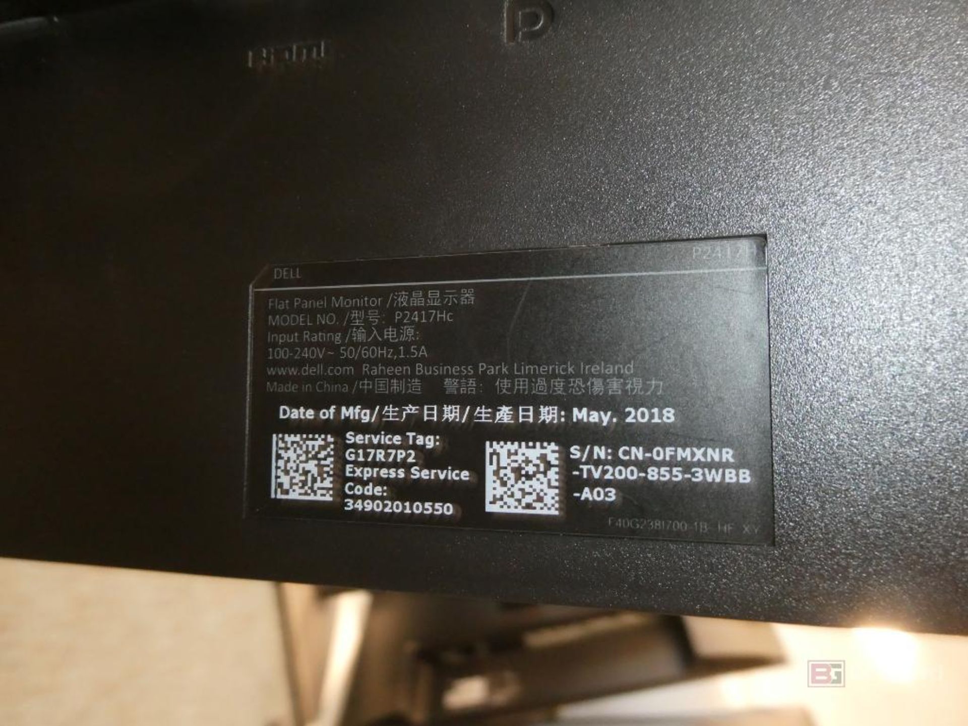 (4) Dell P2418D, 24" LED Monitors - Image 3 of 3