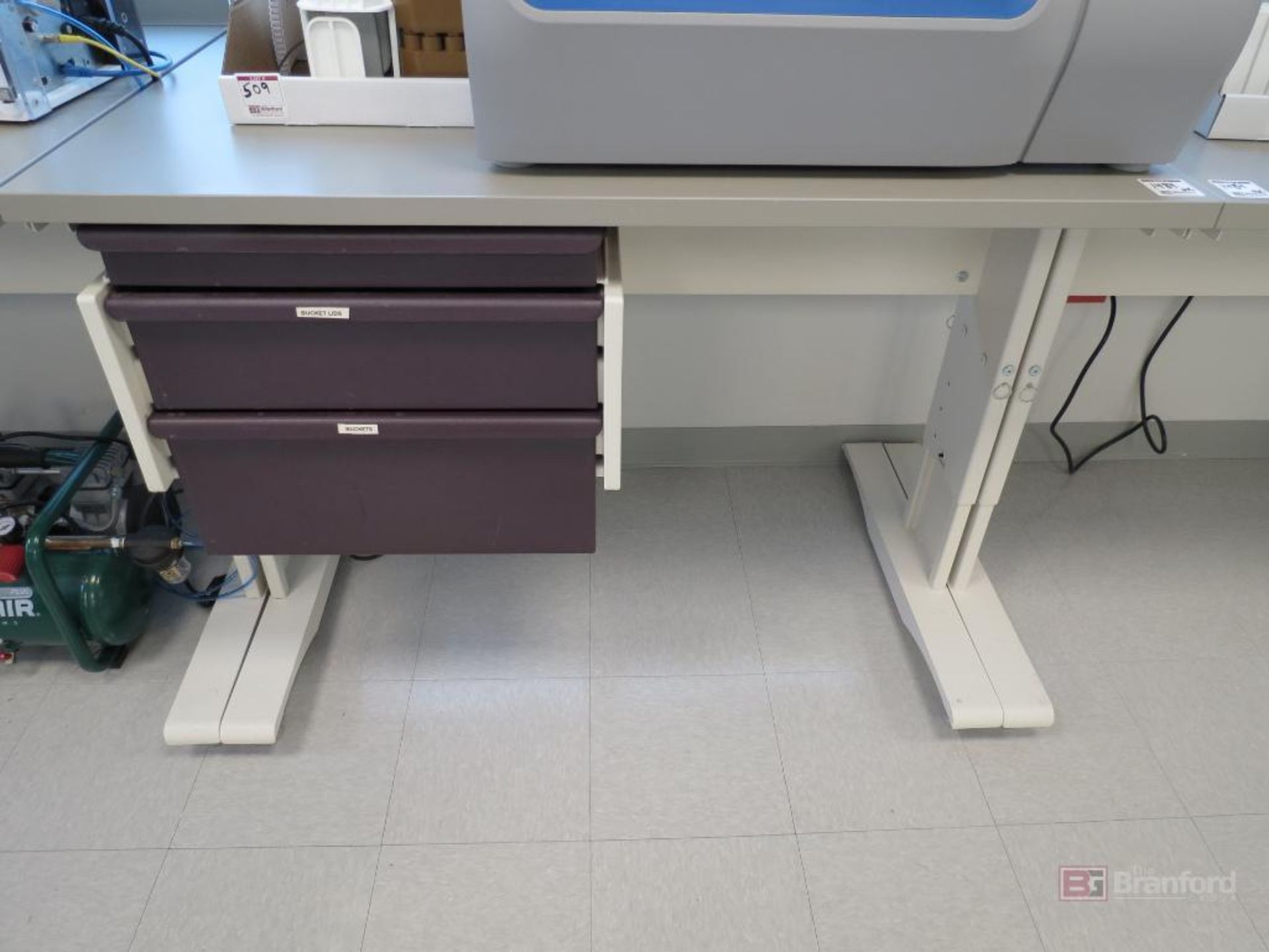 (2) Herman Miller for Healthcare Lab/Medical 4' Wide Benches, - Image 2 of 3