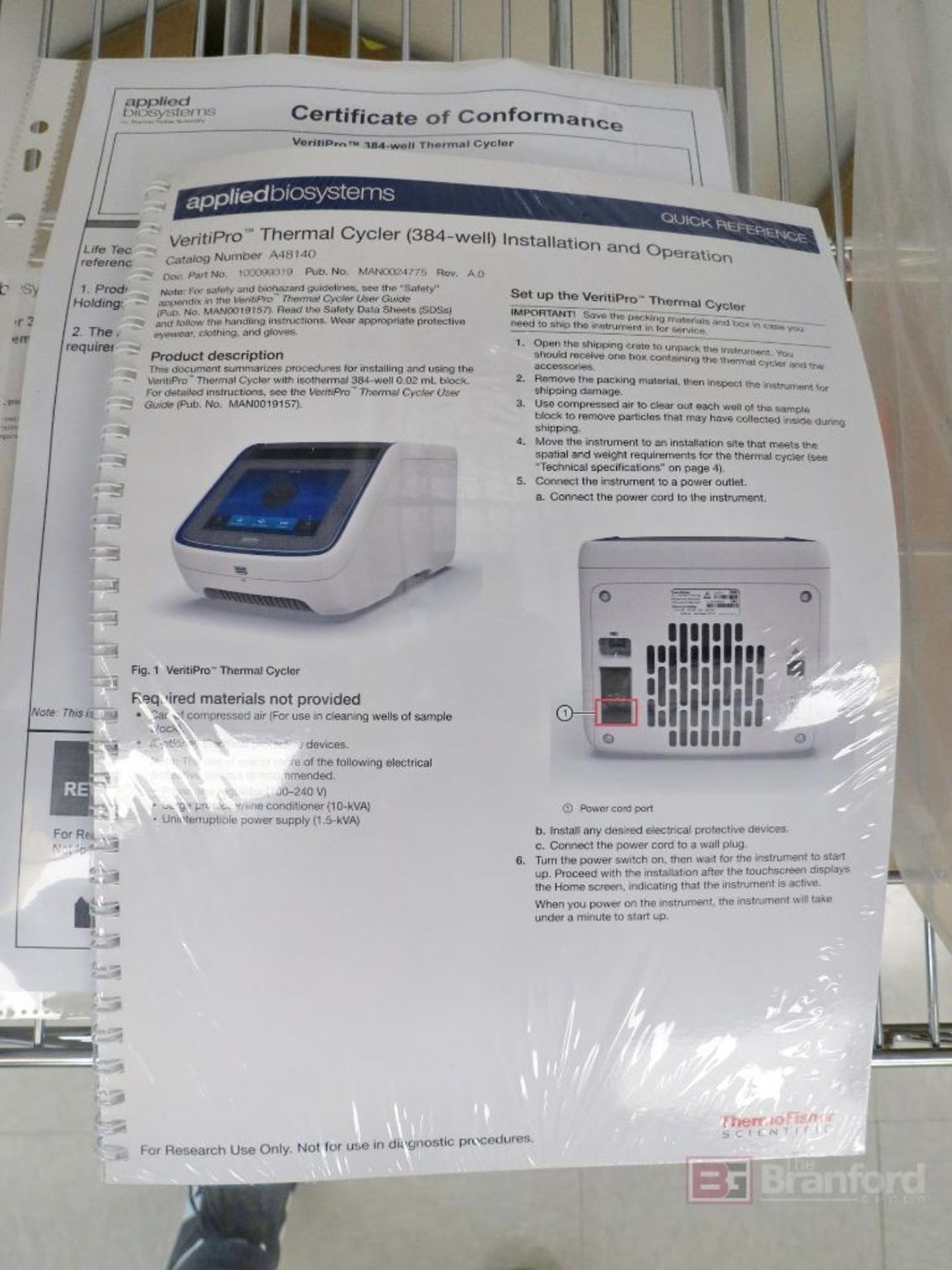 Thermo Applied Biosystems VeritiPro 384-Well Thermal Cycler - Image 2 of 3