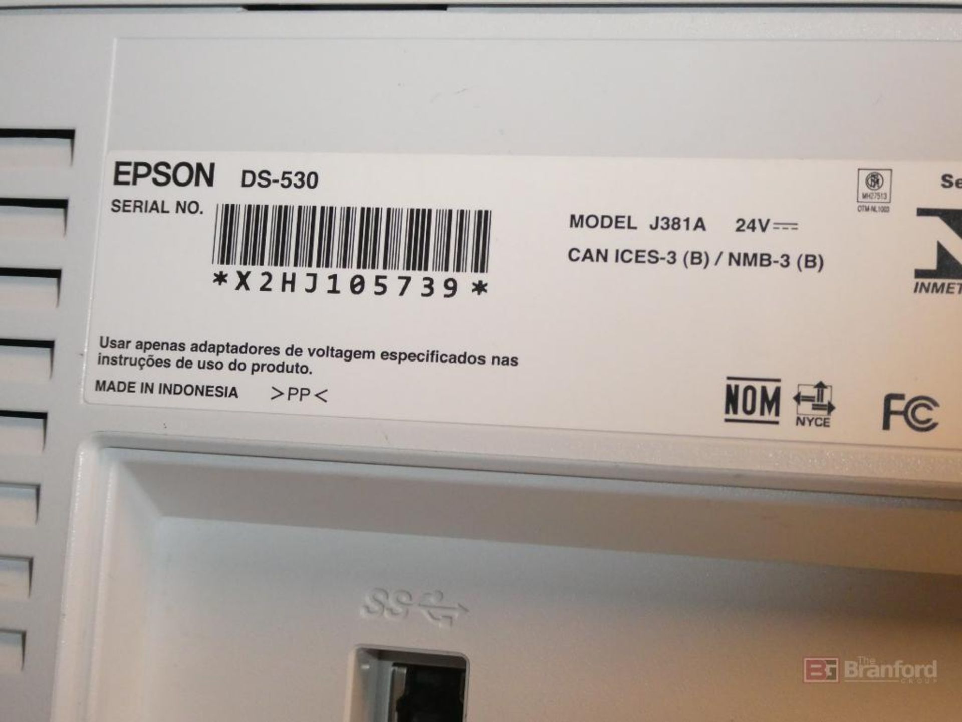 (2) Epson DS520 and 530, Scanners - Image 3 of 3