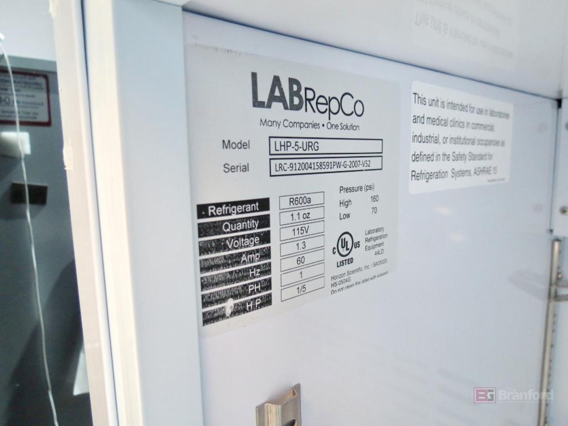 LabRepCo LHP-5-URBG Futura +4°C Glass Door Refrigerator - Image 4 of 5