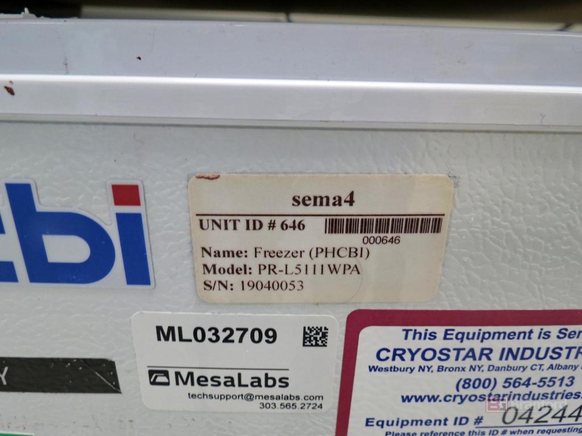 PHCbi PR-L5111WPA Medical Freezer - Image 2 of 3