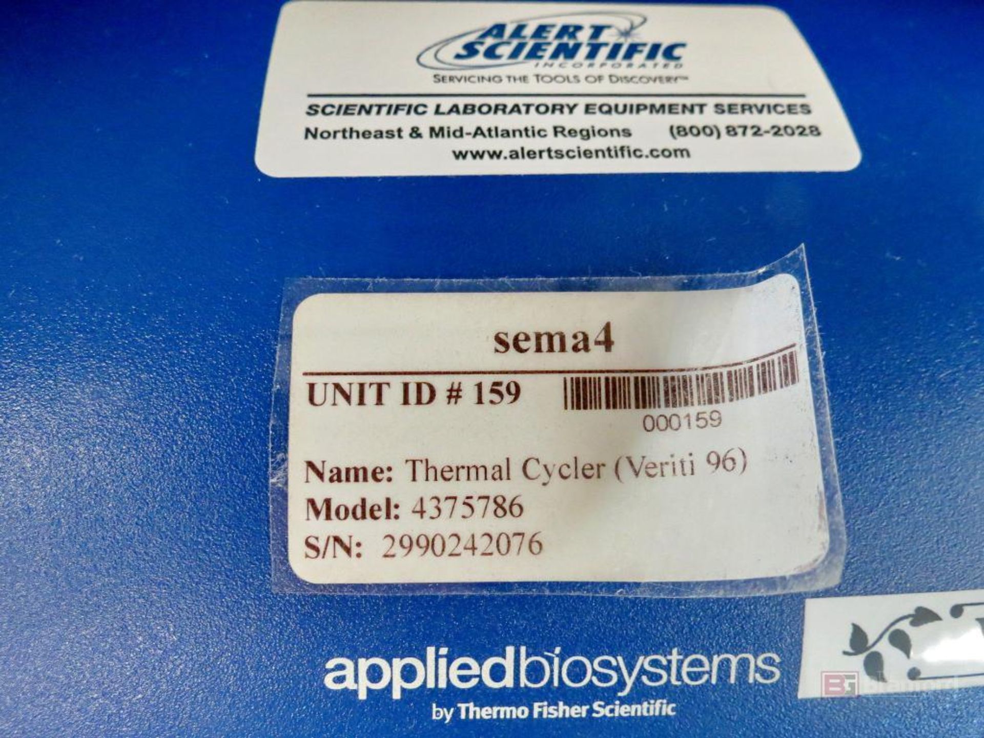 Thermo Applied Biosystems Veriti 96-Well Thermal Cycler - Image 2 of 3