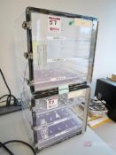 (2) Clear Desiccators