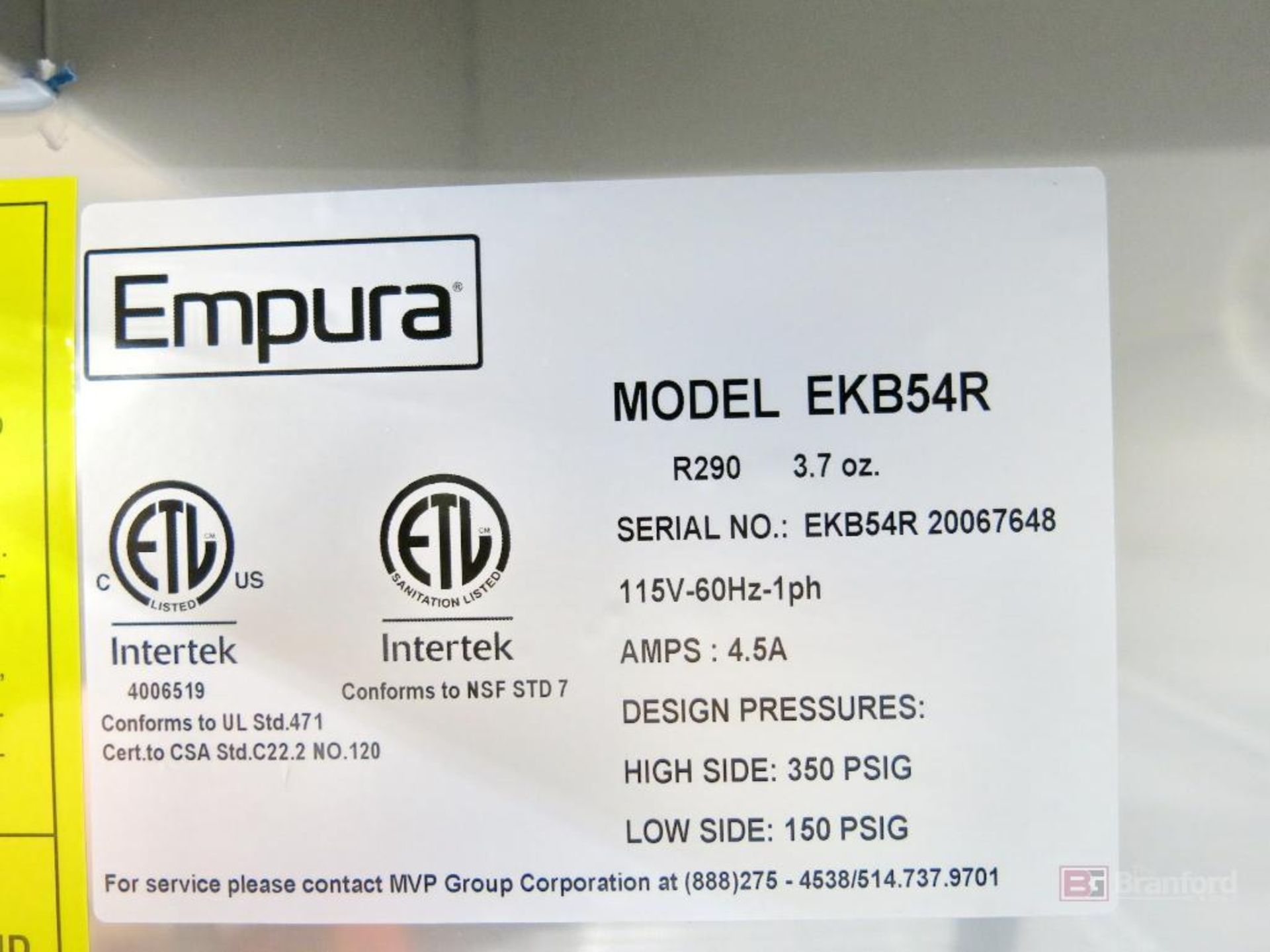 Empura 2-Door SS Refrigerator - Image 3 of 3