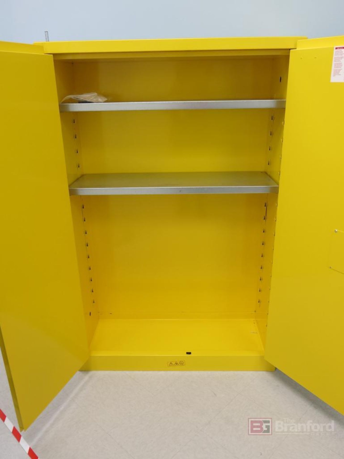 Uline H-1564M-Y 45-Gallon Cap. Flammable Liquid Storage Cabinet - Image 2 of 2