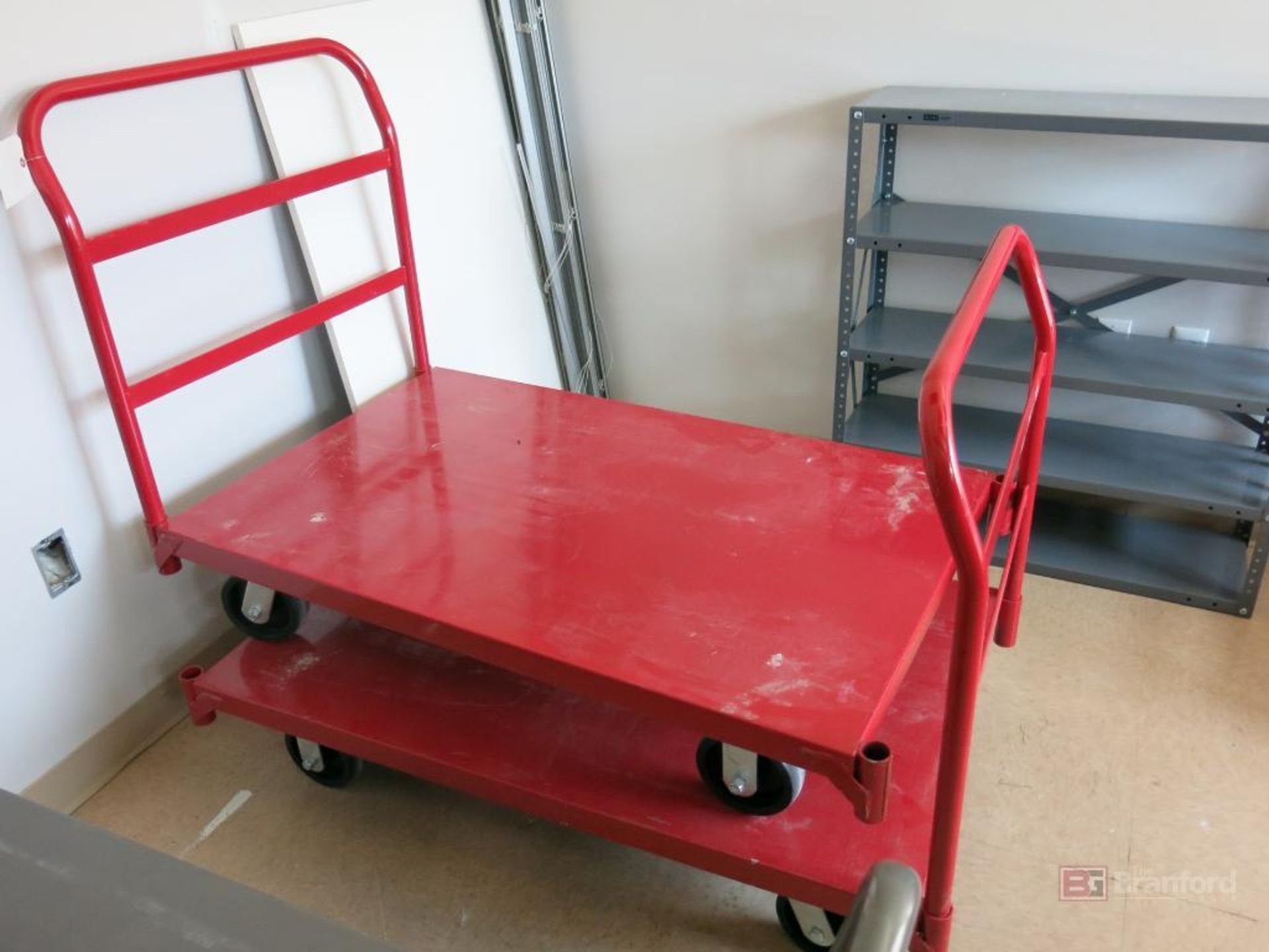 (2) 30" x 48" Flatbed Castered Carts
