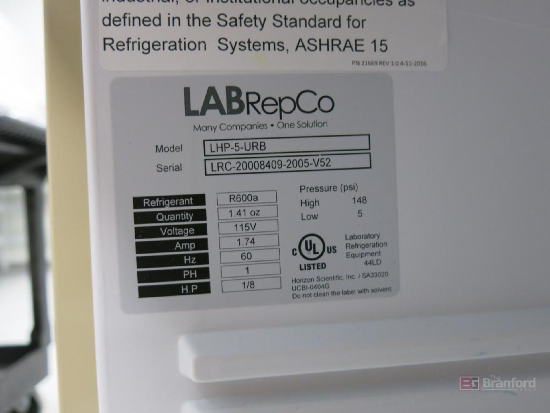 LabRepCo Futura +4C Refrigerator - Image 3 of 3