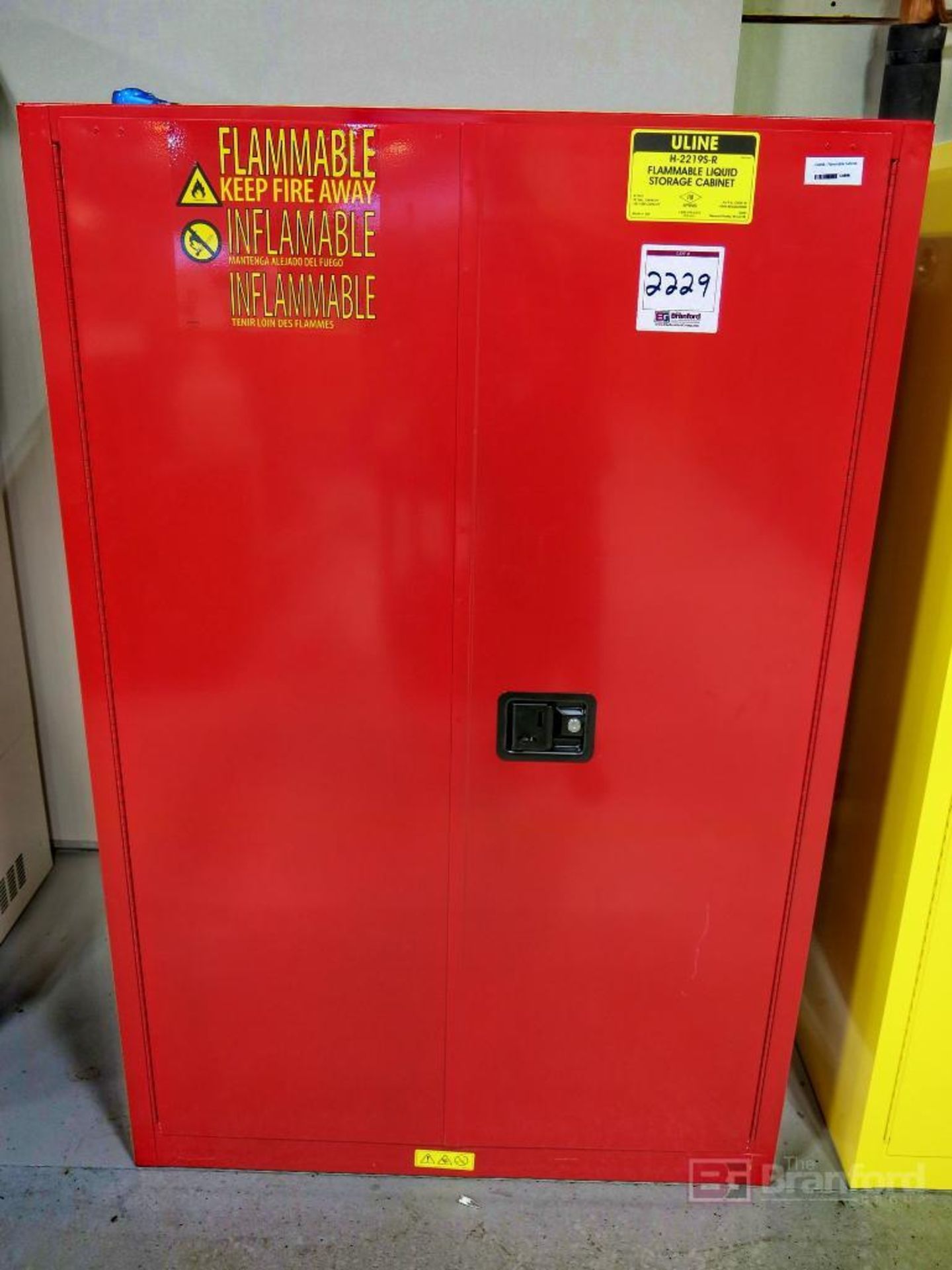 U-line H-2219S-R Flammable Liquid Storage Cabinet