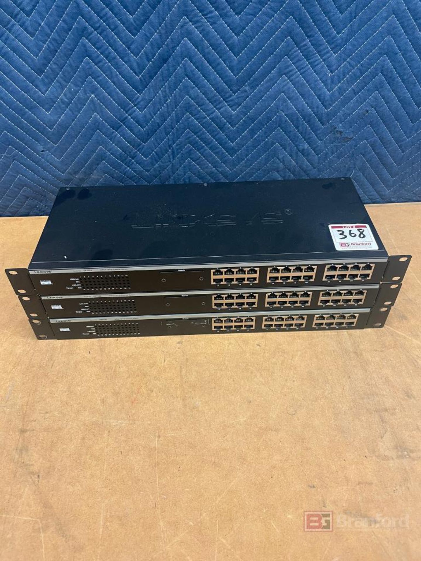 (3) Linksys EF3124 Ethernet Switches