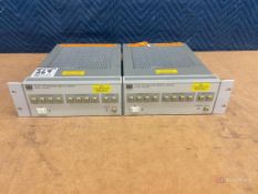 (2) Hewlett Packard 11713A Attenuator/ Switch Drivers