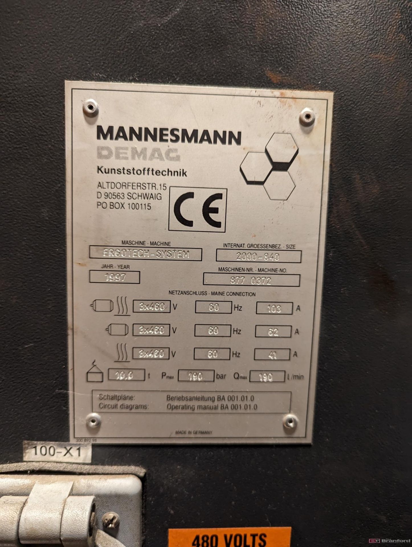 Demag 200-840 ErgoTech Injection Molding Machine - Image 3 of 4