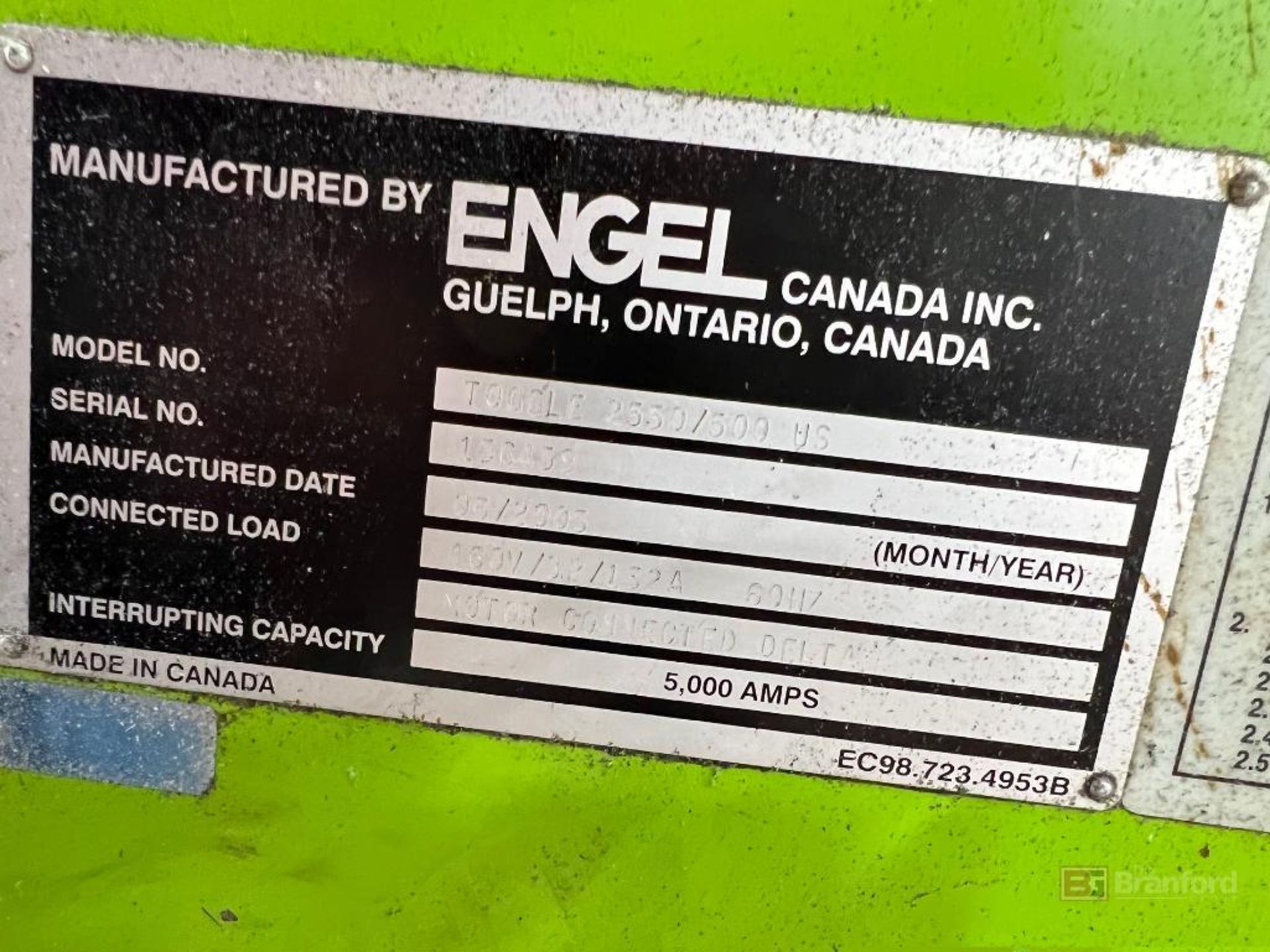 Engel TG 2550/500 US Injection Molding Machine - Image 13 of 13