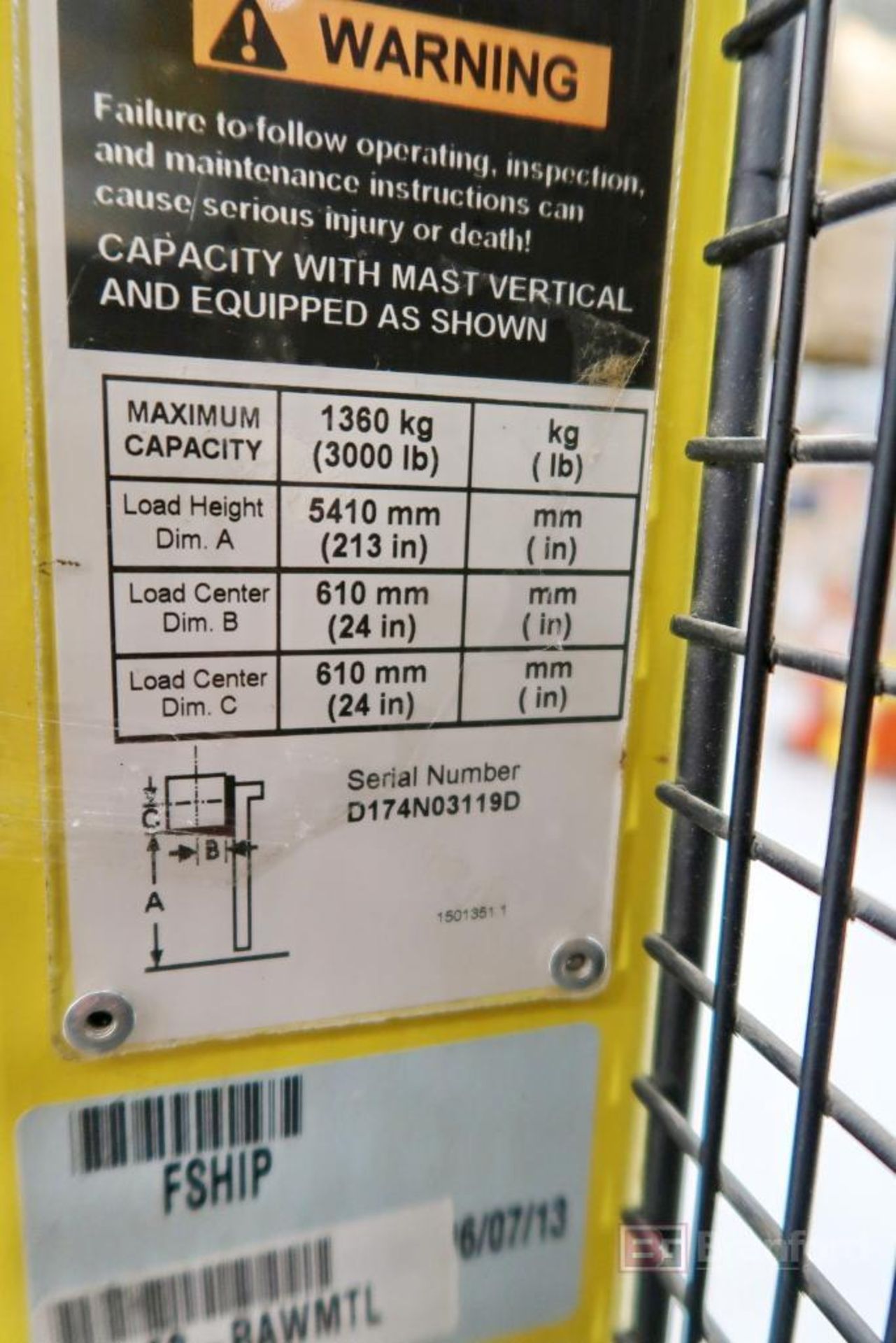 Hyster Lift Truck Model R30XMS2 Attachment - Image 6 of 6